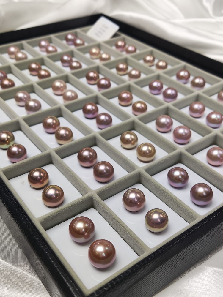 5A Top Quality Pearls Ear ring 14~15mm