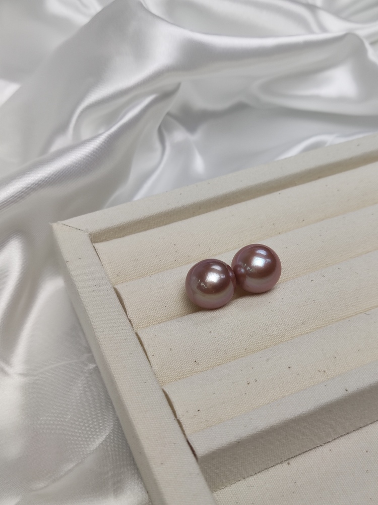 5A Top Quality Pearls Ear ring 14~15mm