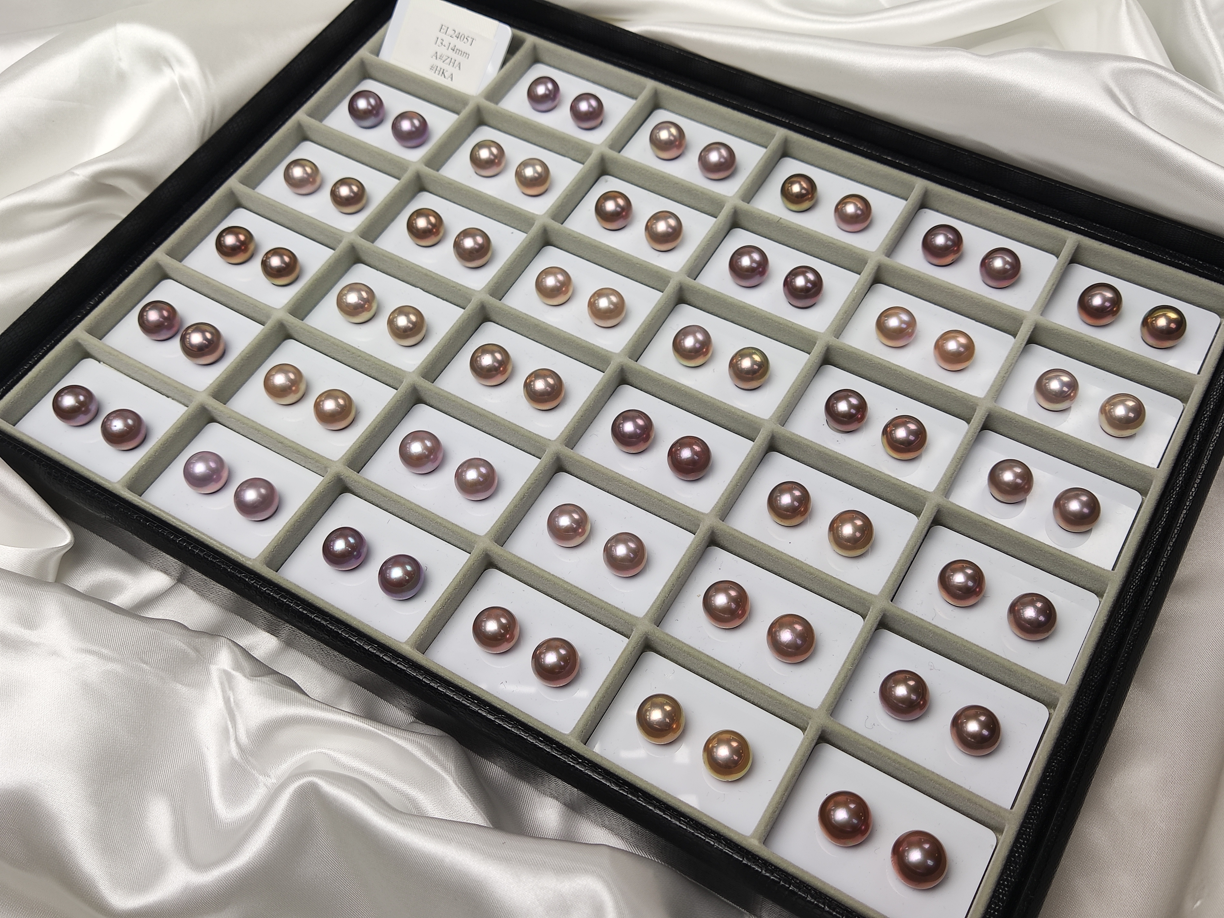 5A Top Quality Pearls Ear ring 13~14mm