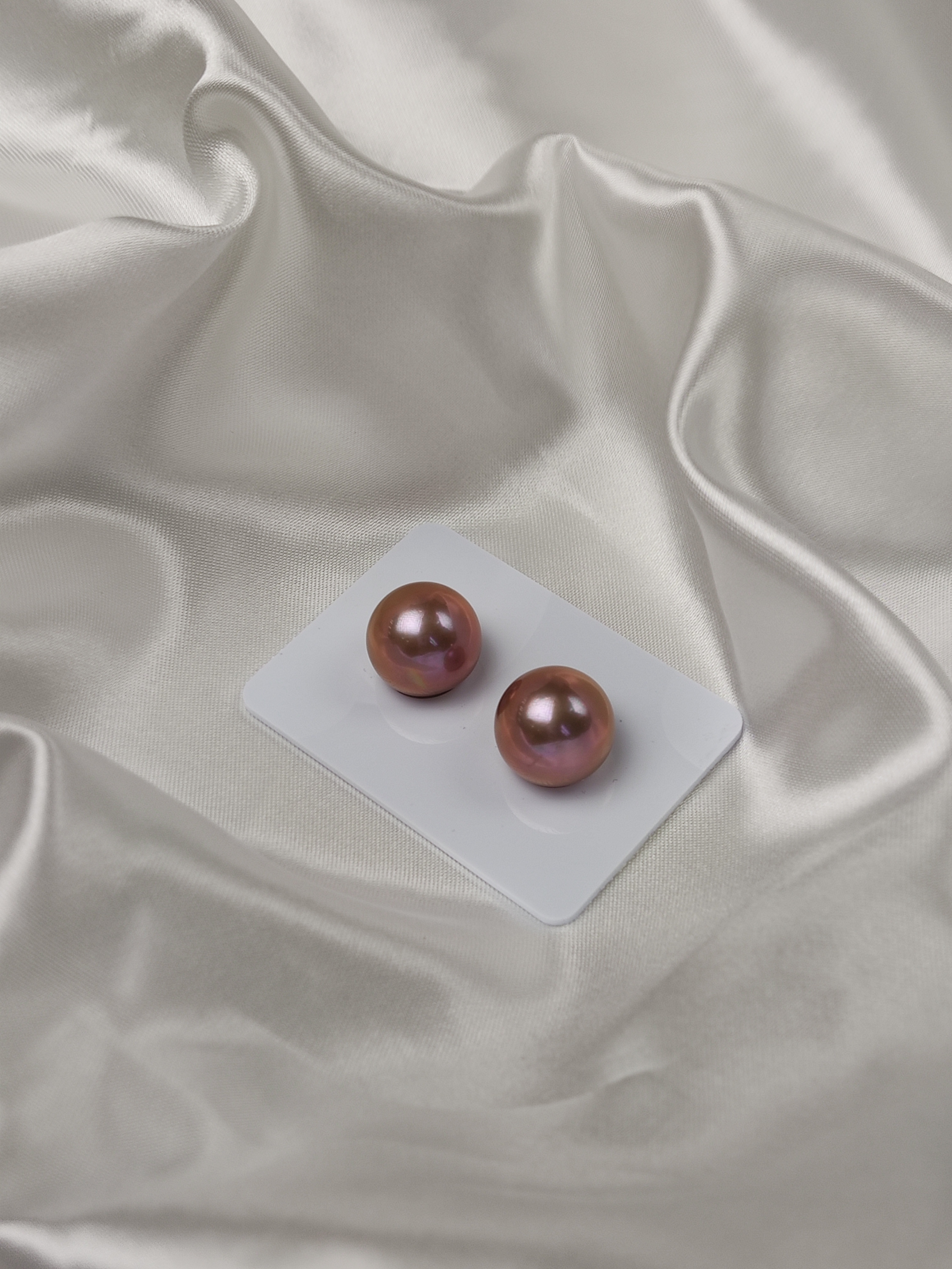 5A Top Quality Pearls Ear ring 13~14mm