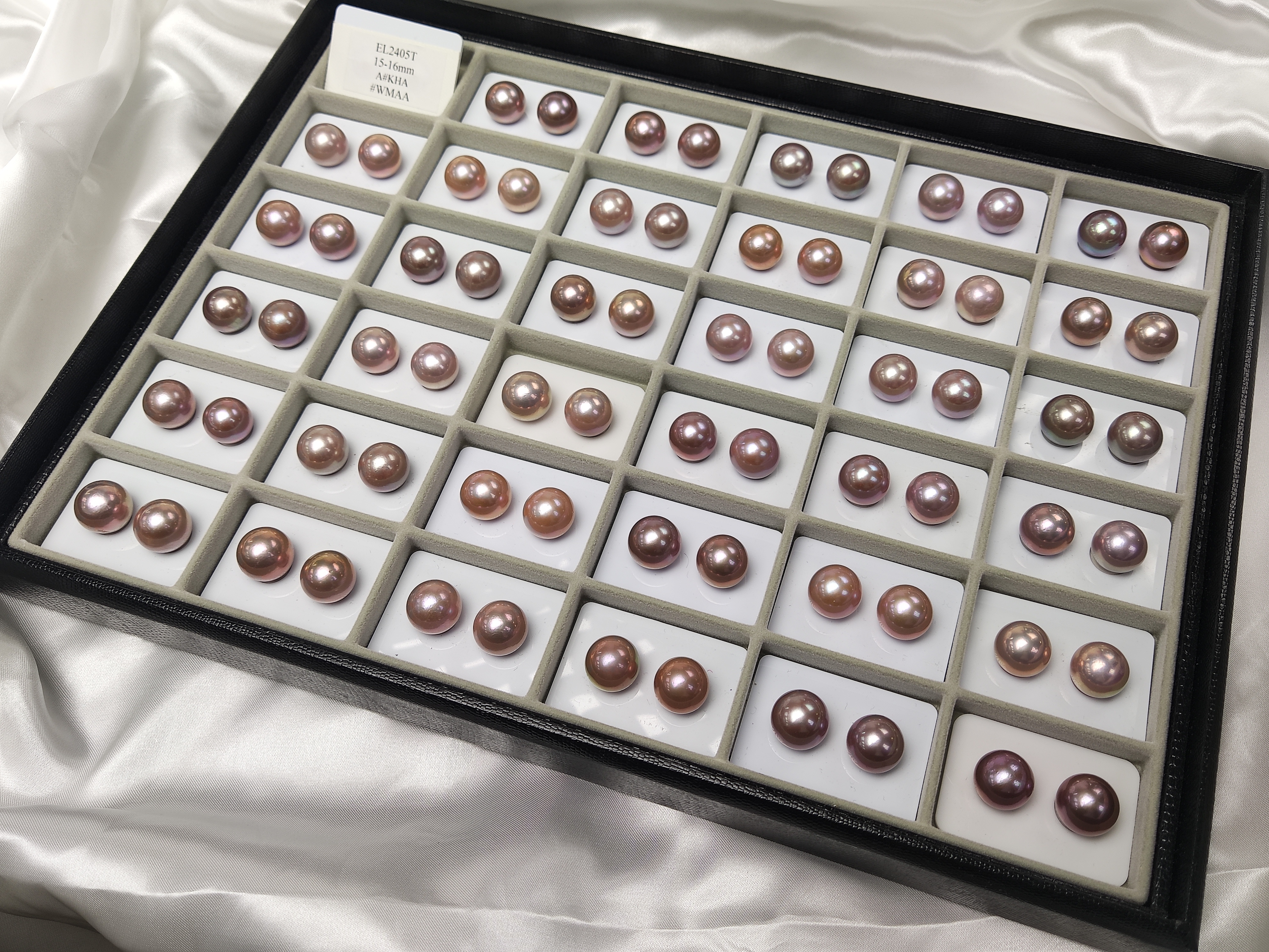 5A Top Quality Pearls Ear ring 15~16mm