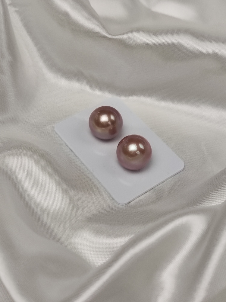 5A Top Quality Pearls Ear ring 14~15mm