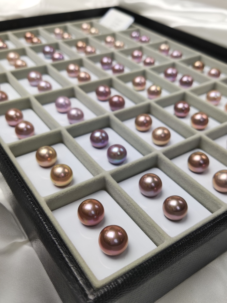 5A Top Quality Pearls Ear ring 13~14mm