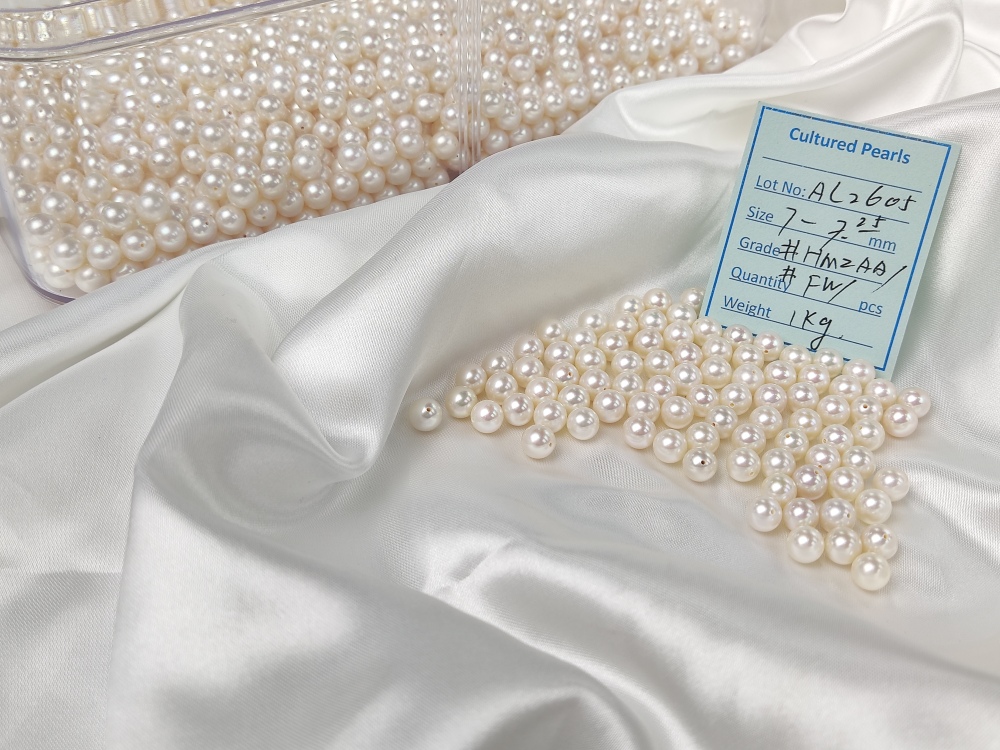 Loose White Pearl 7~7.25mm