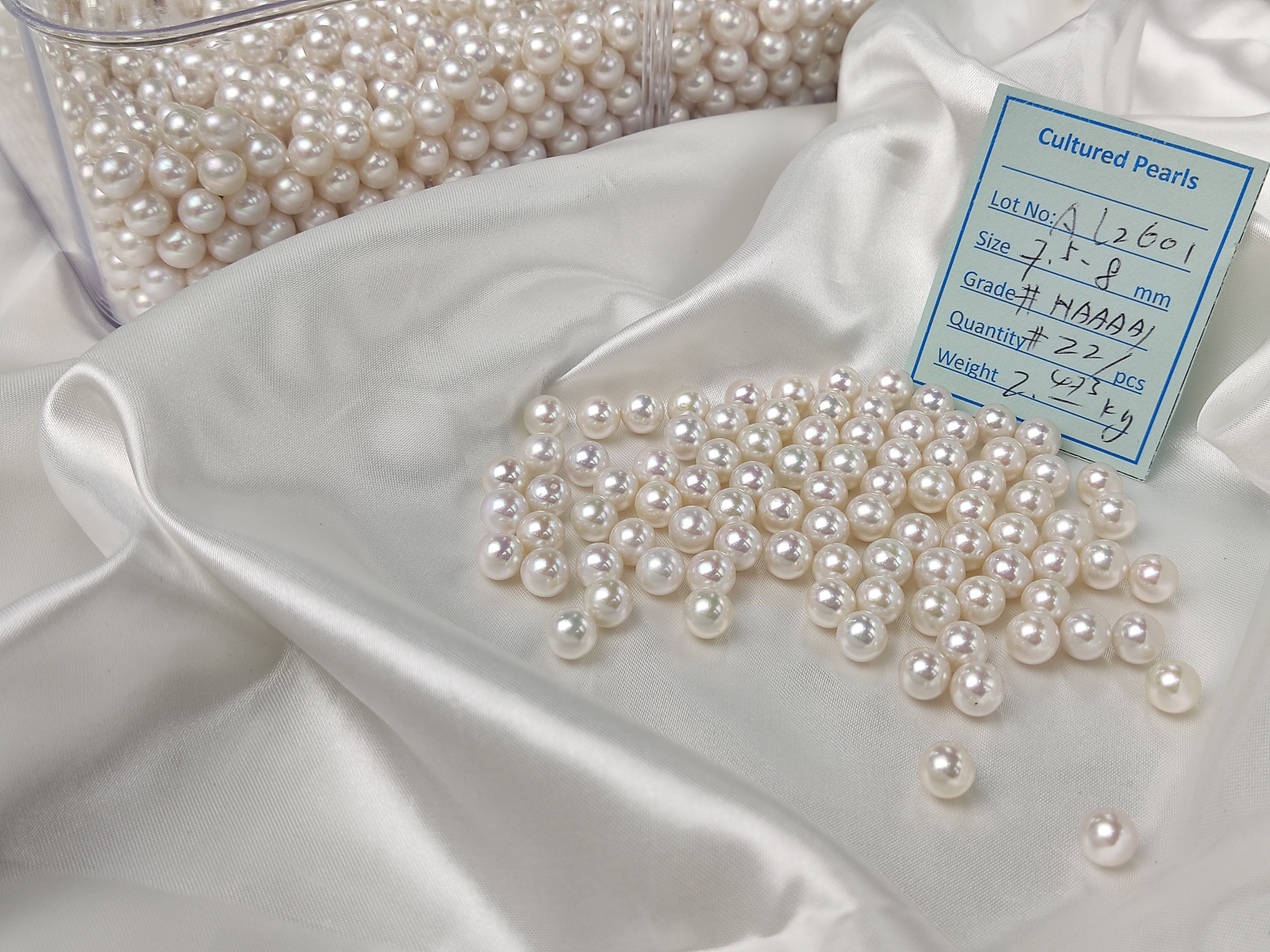 Loose White Pearl 7.5~8mm