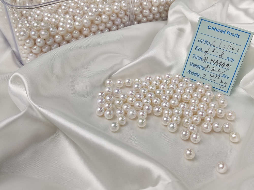 Loose White Pearl 7.5~8mm