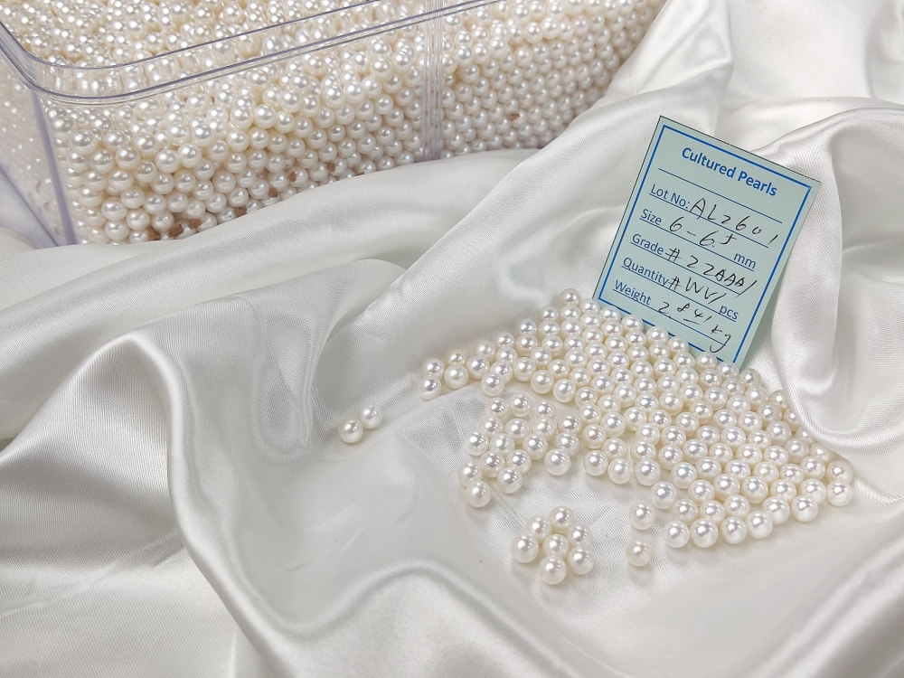 Loose White Pearl 6~6.5mm