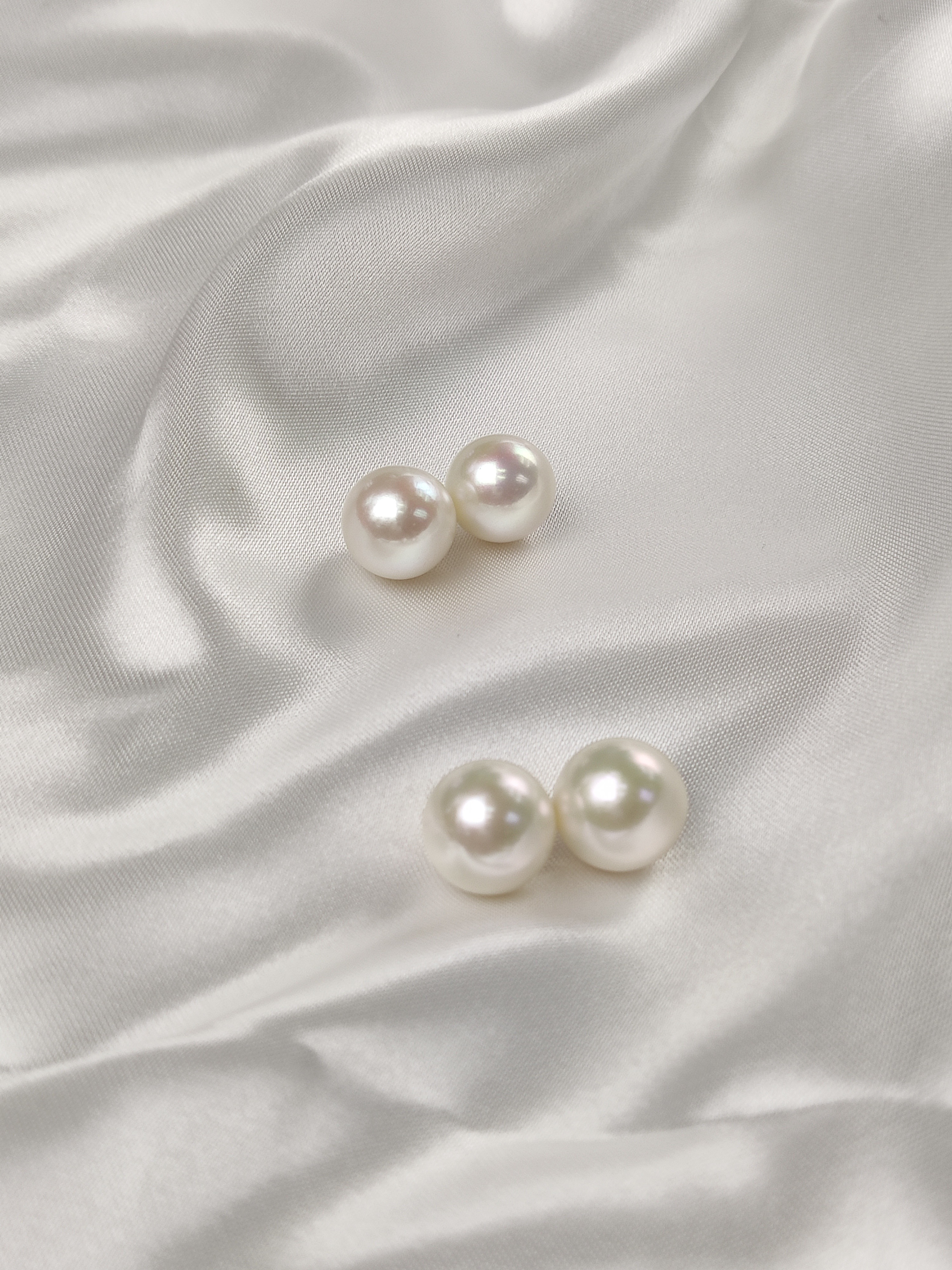 Pearls Ear ring 11~12mm
