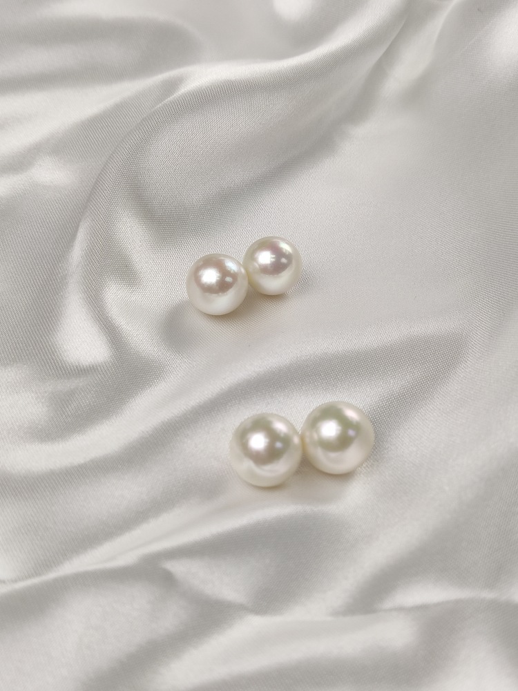 Pearls Ear ring 11~12mm