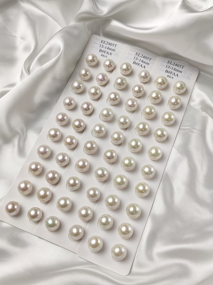 Pearls Ear ring 13~14mm