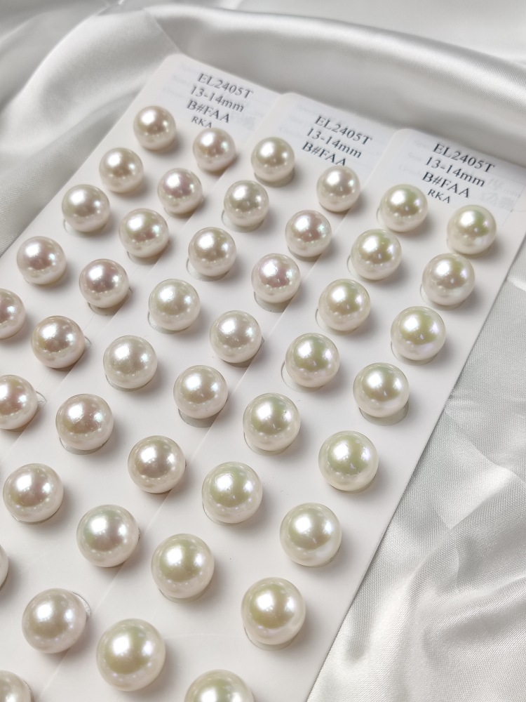 Pearls Ear ring 13~14mm