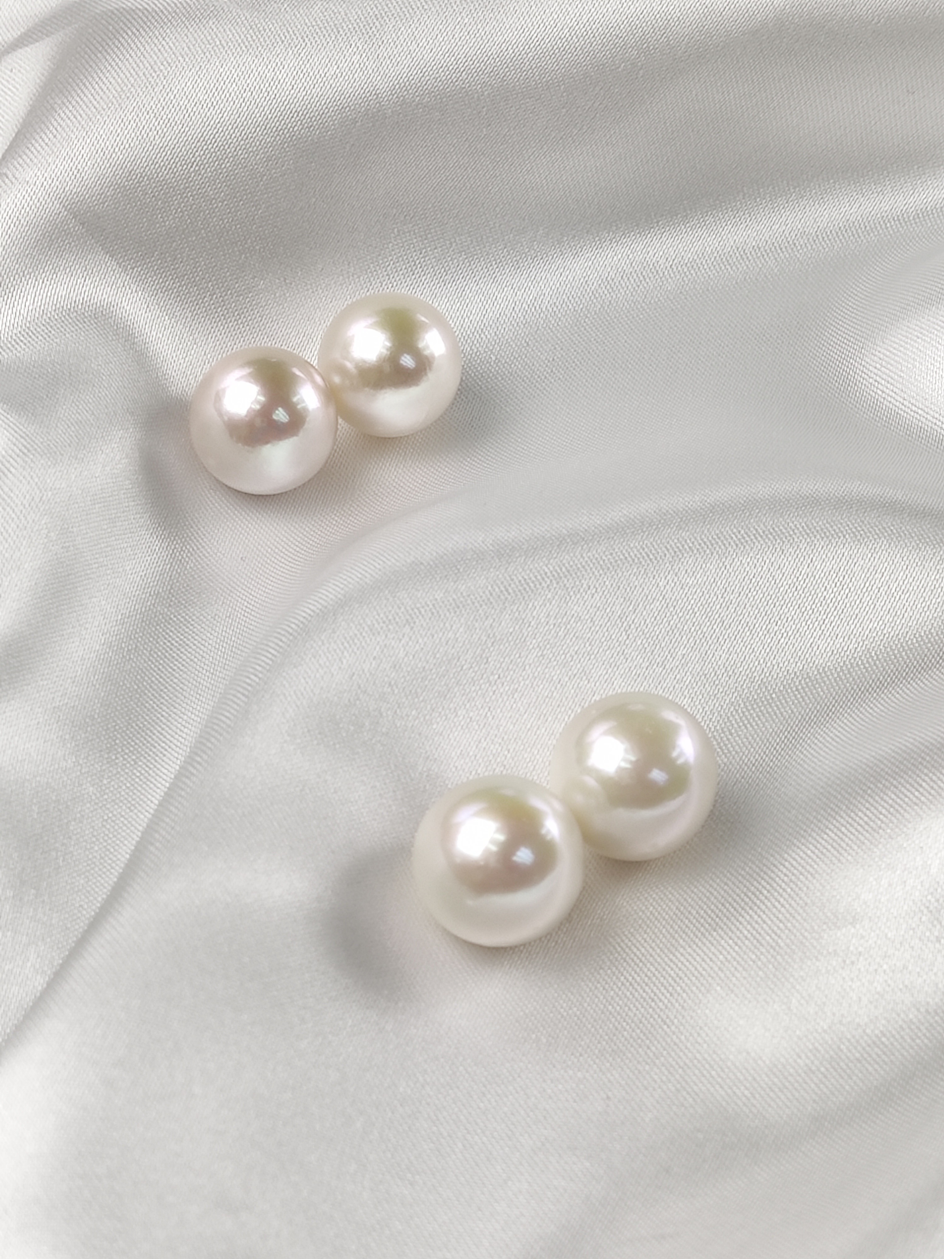 Pearls Ear ring 13~14mm