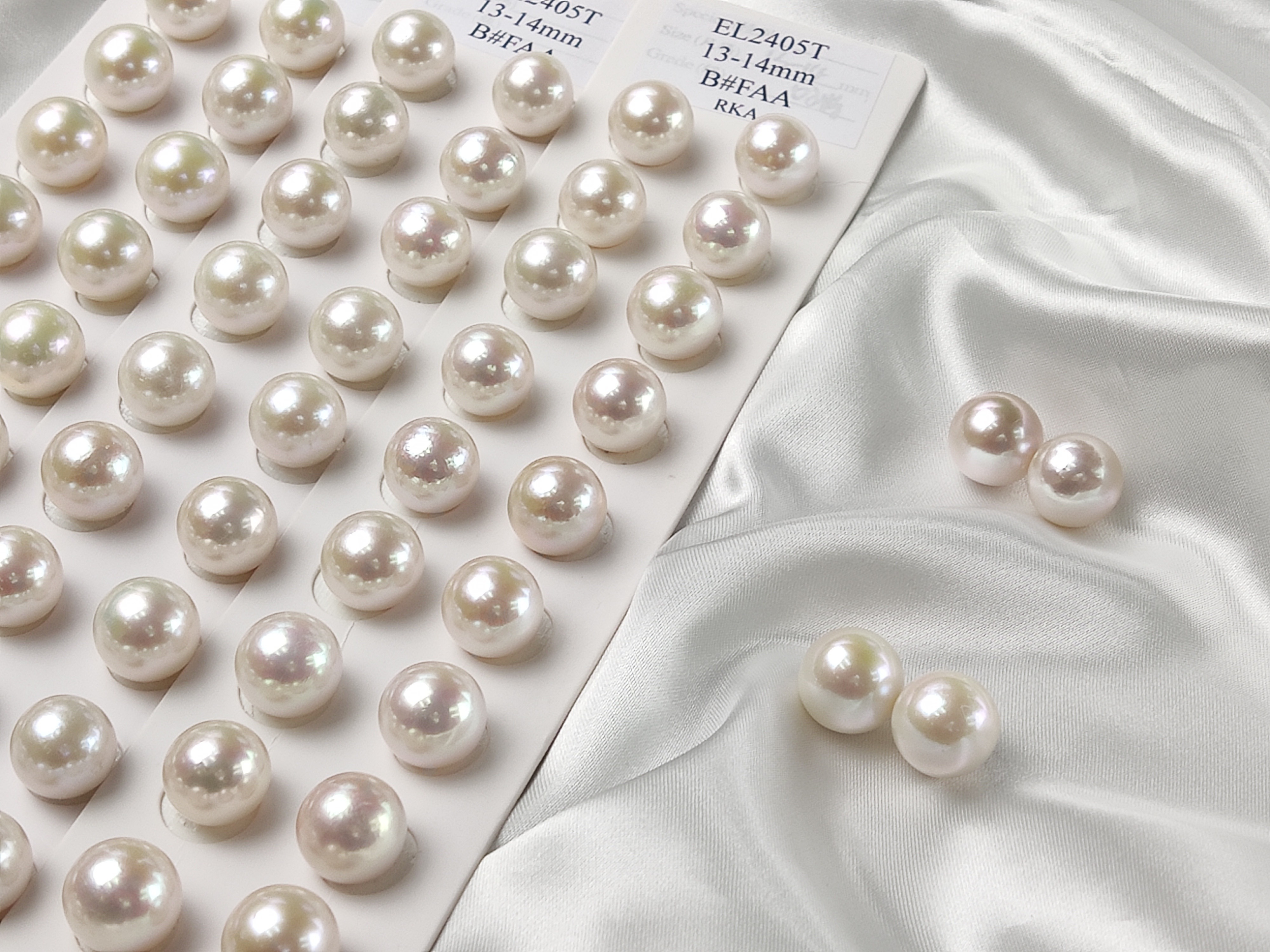 Pearls Ear ring 13~14mm