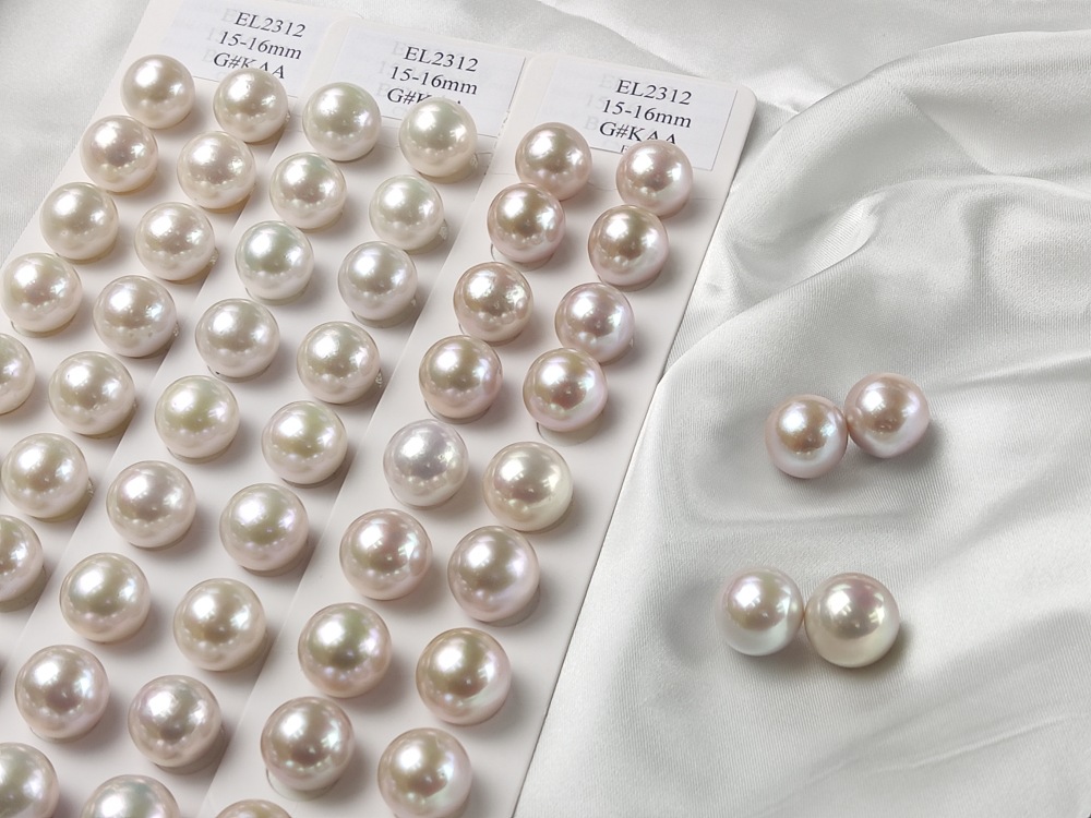 Pearls Ear ring 15~16mm