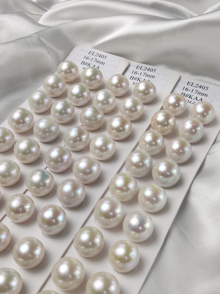 Pearls Ear ring 16~17mm