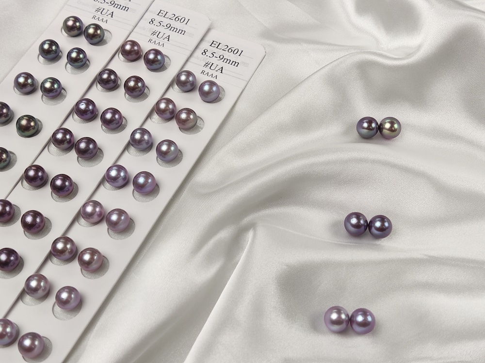 Pearls Ear ring 8.5~9mm
