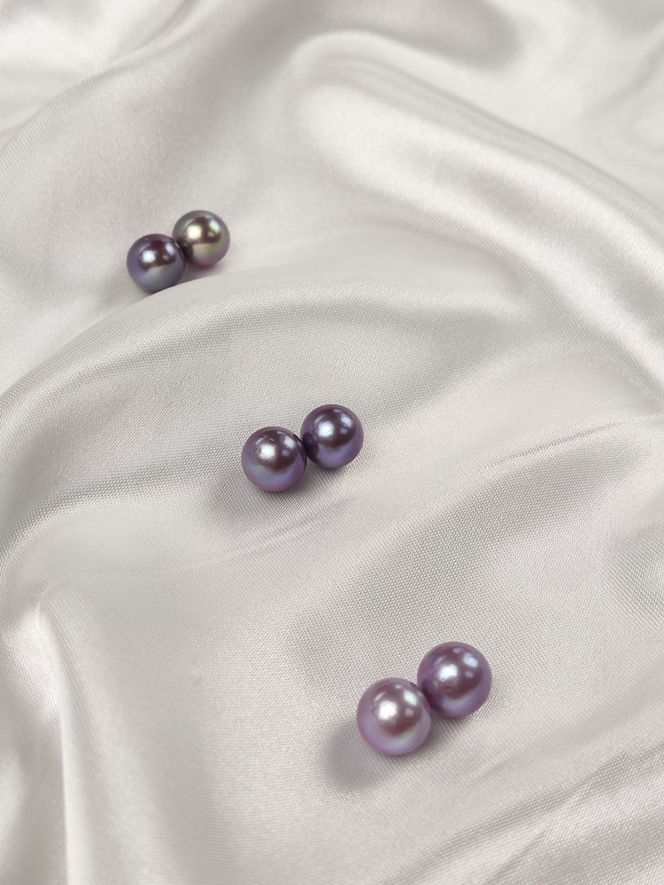 Pearls Ear ring 8.5~9mm