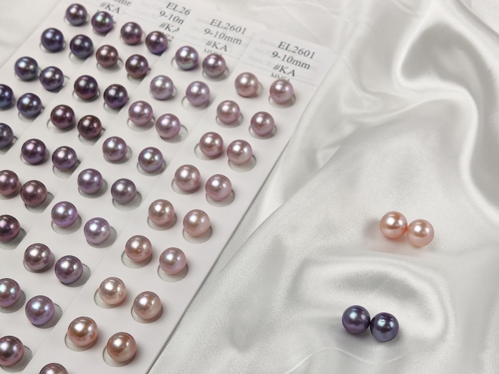 Pearls Ear ring 9~10mm