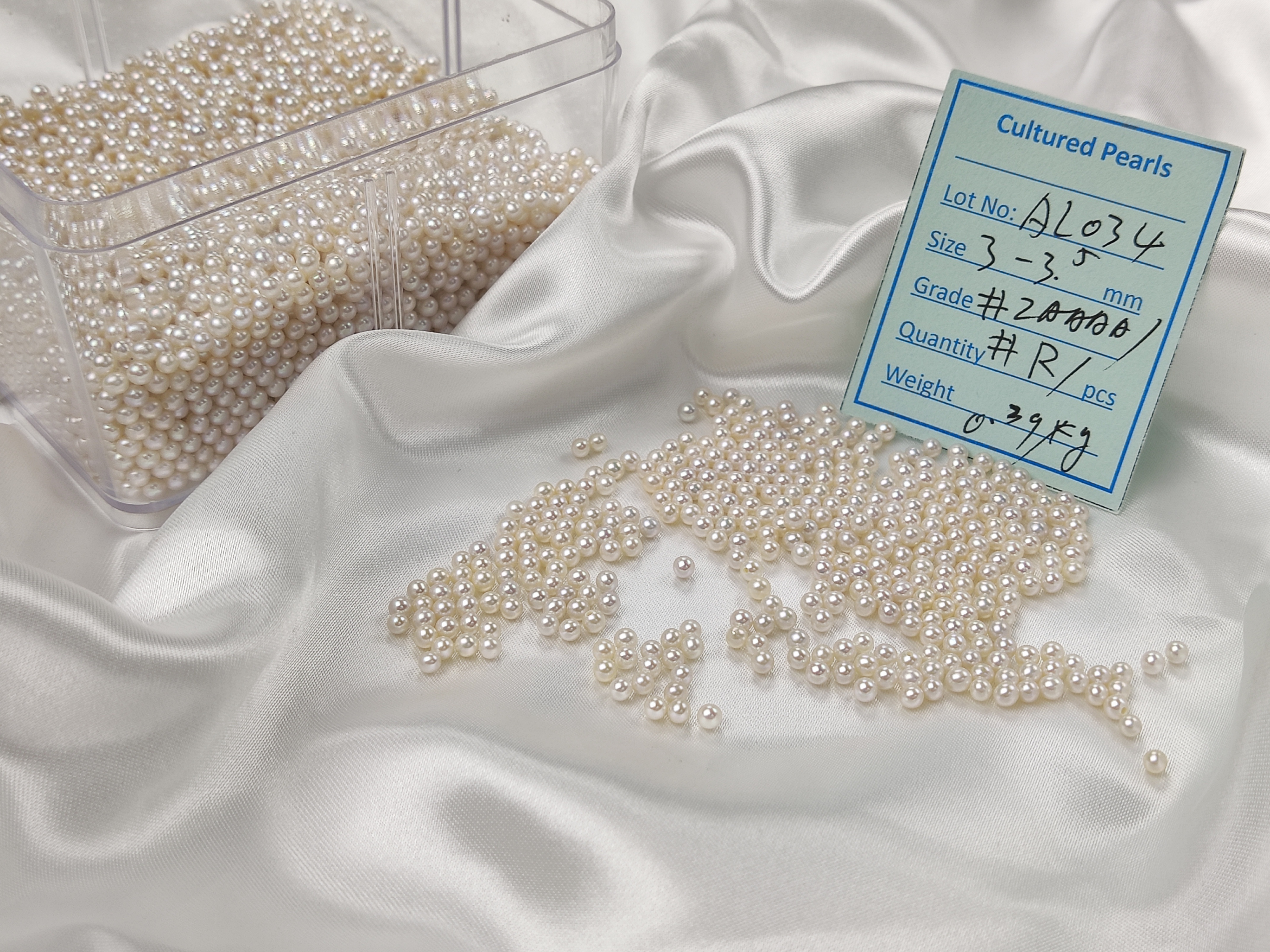 Loose White Pearl 3~3.5mm