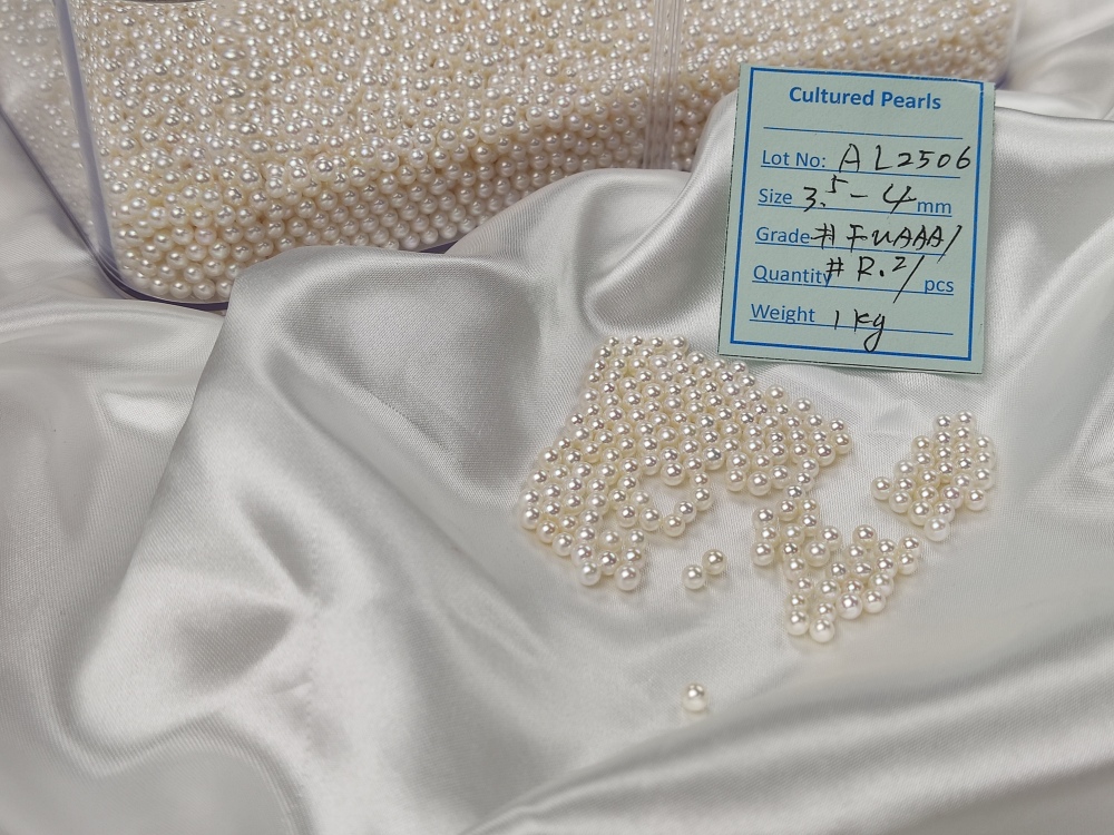 Loose White Pearl 3.5~4mm