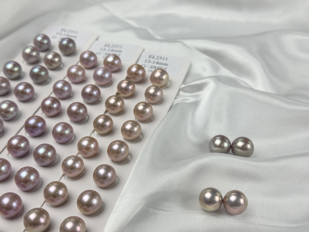 Pearls Ear ring 13～14mm