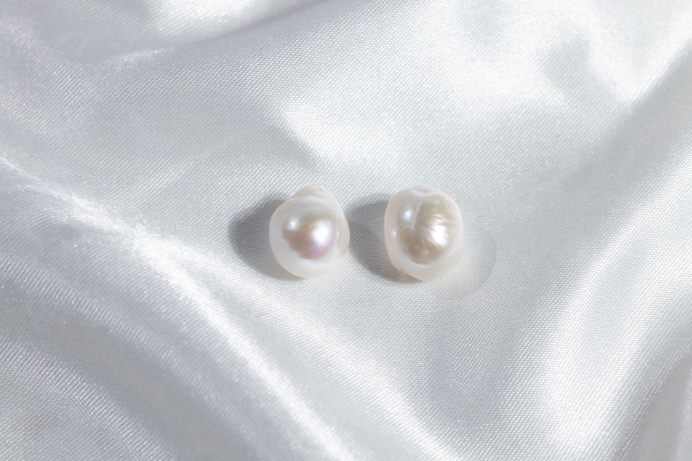 Pearls Ear ring 11~12mm