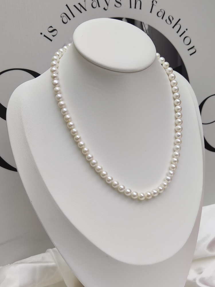 Pearl necklace 6.5~7.5mm
