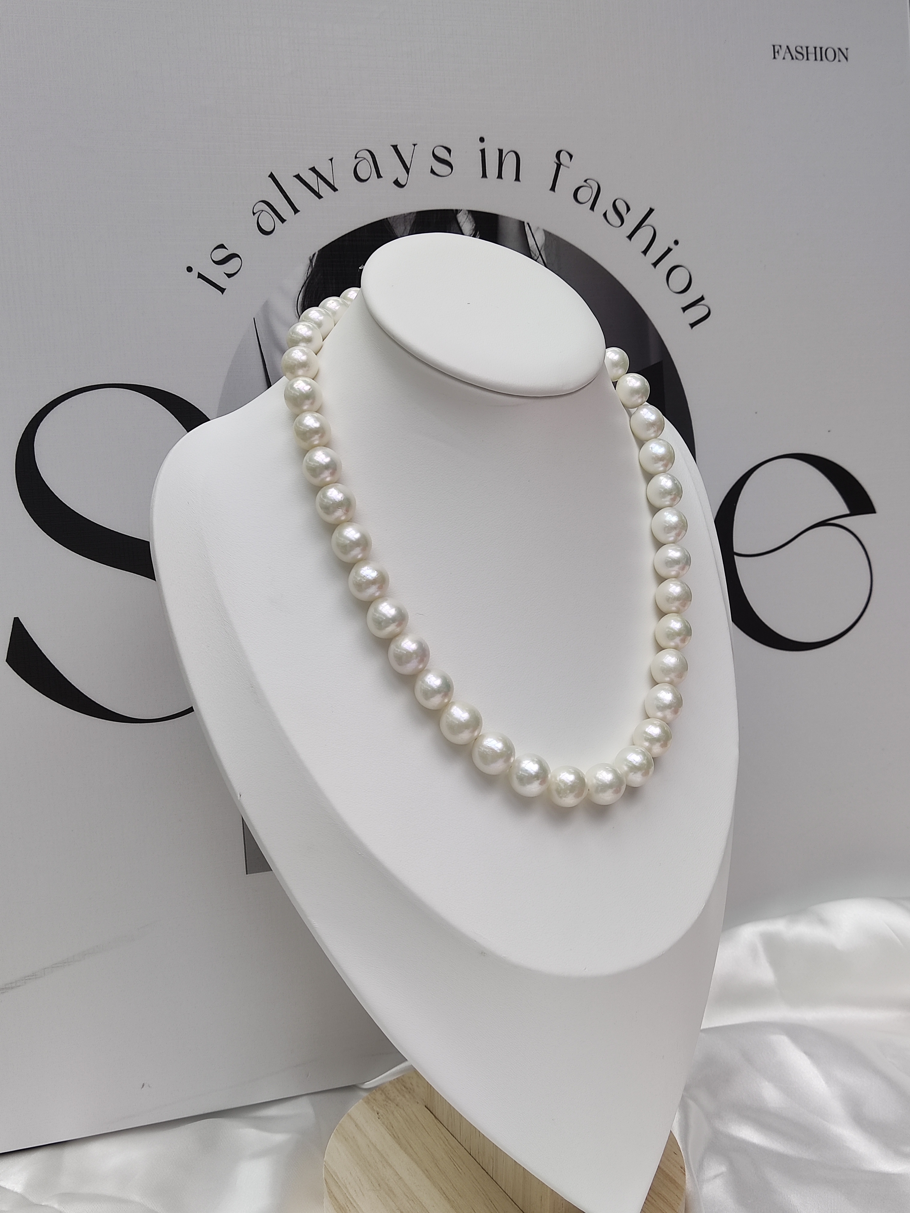 Pearl necklace 9~12mm
