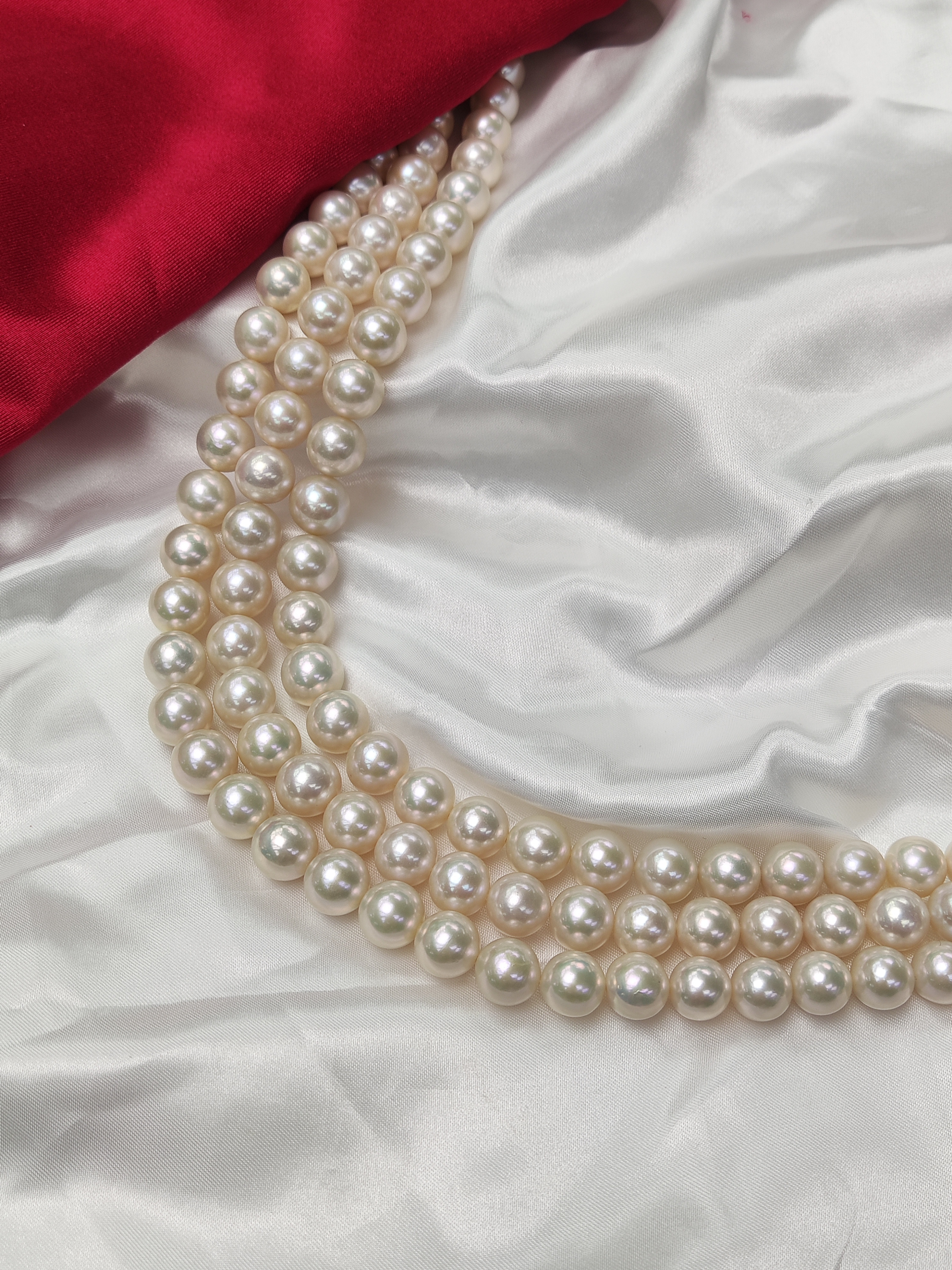 Pearl necklace 10~12mm
