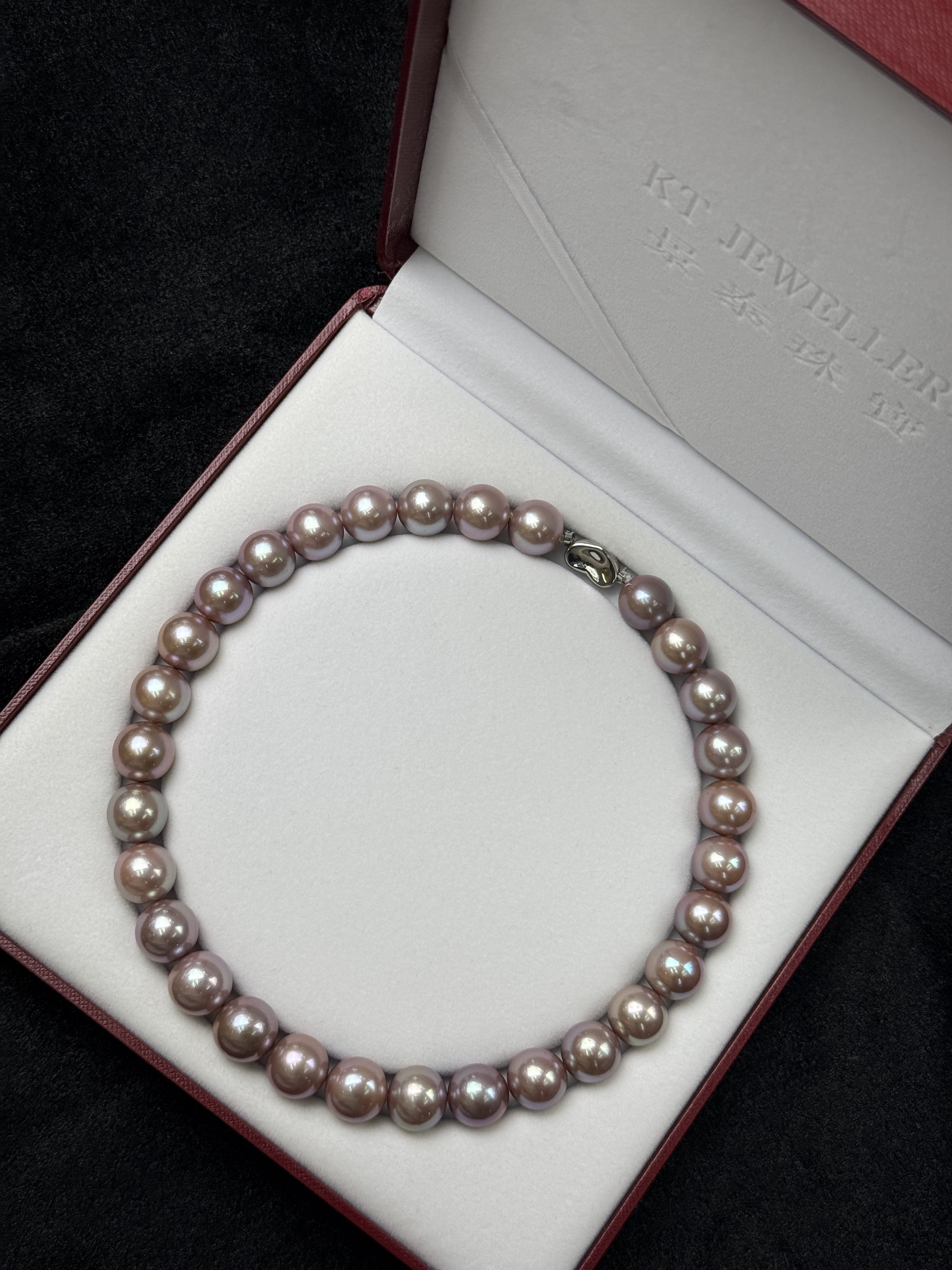 5A Natural Purple Pearl Strand 14~15mm