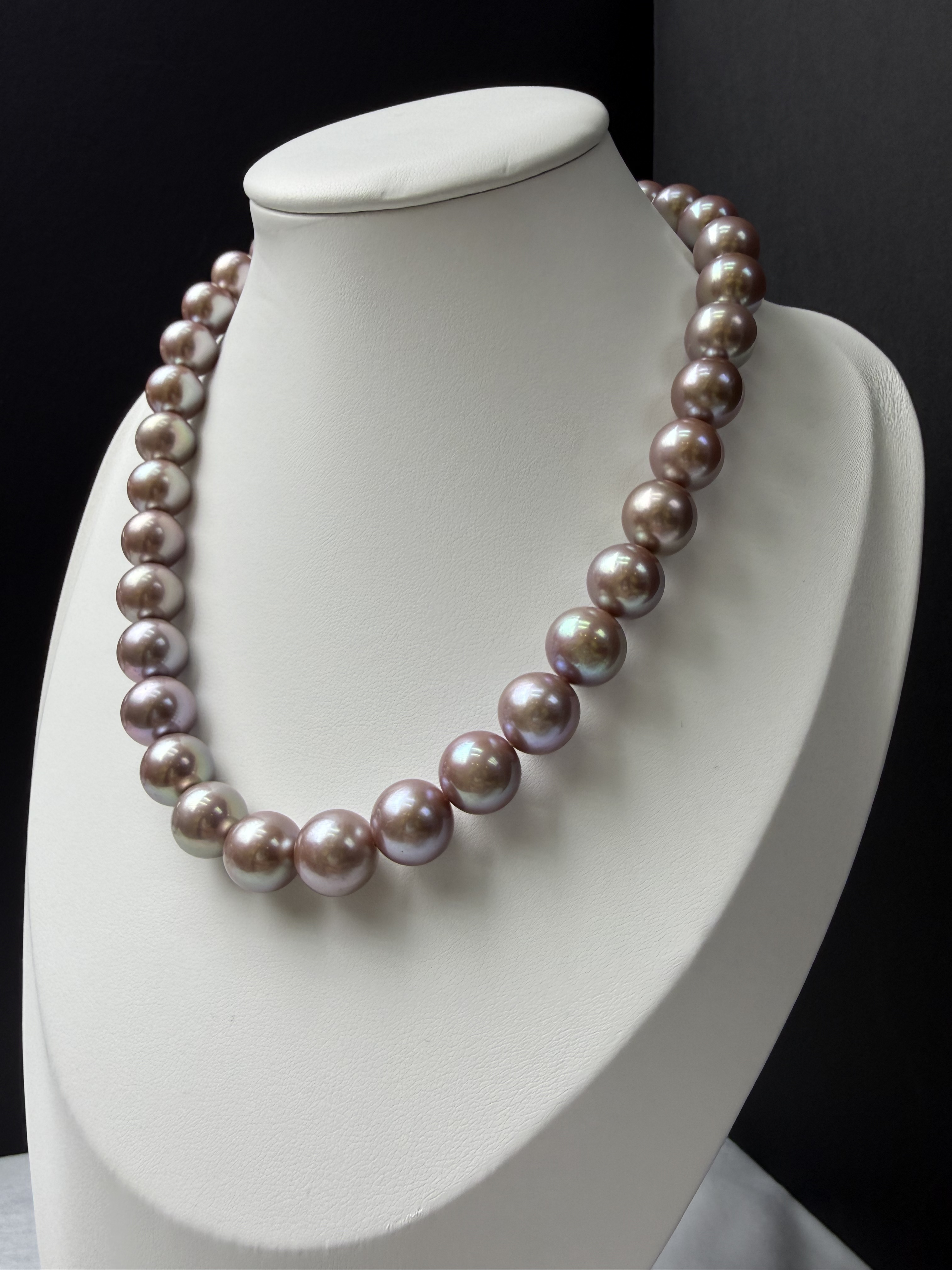 5A Natural Purple Pearl Strand 12~13mm