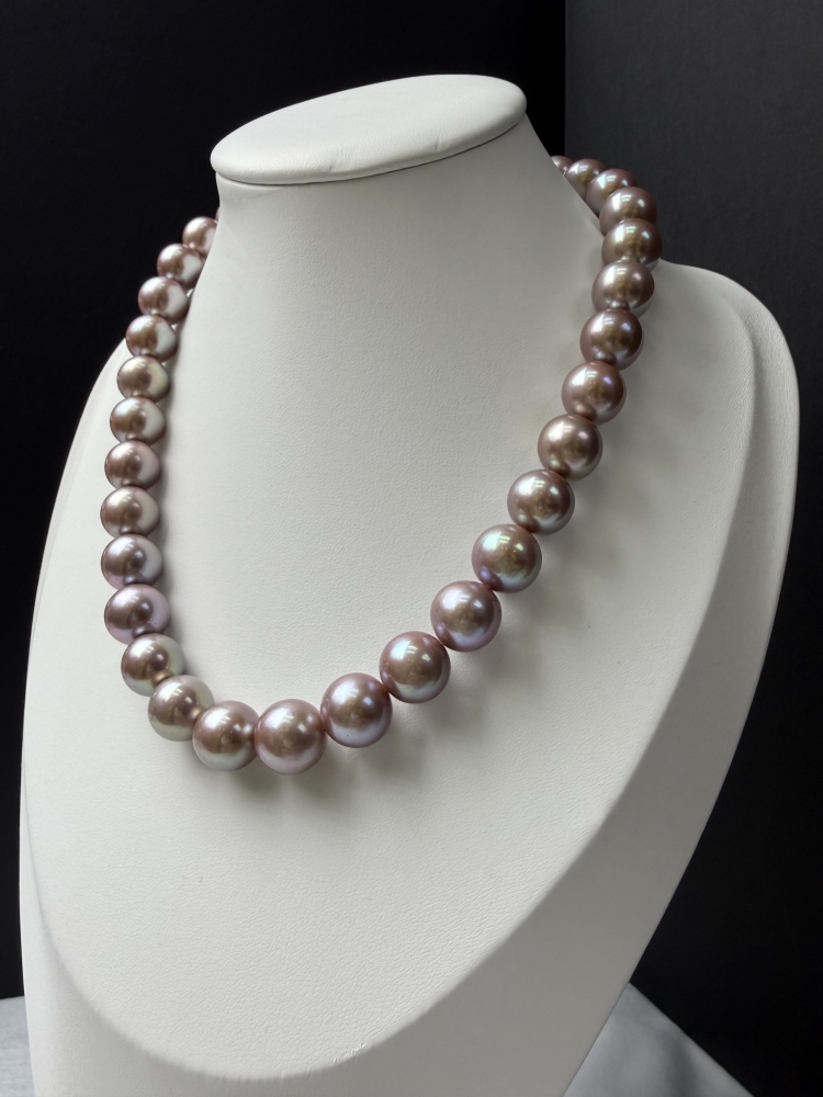 5A Natural Purple Pearl Strand 12~13mm