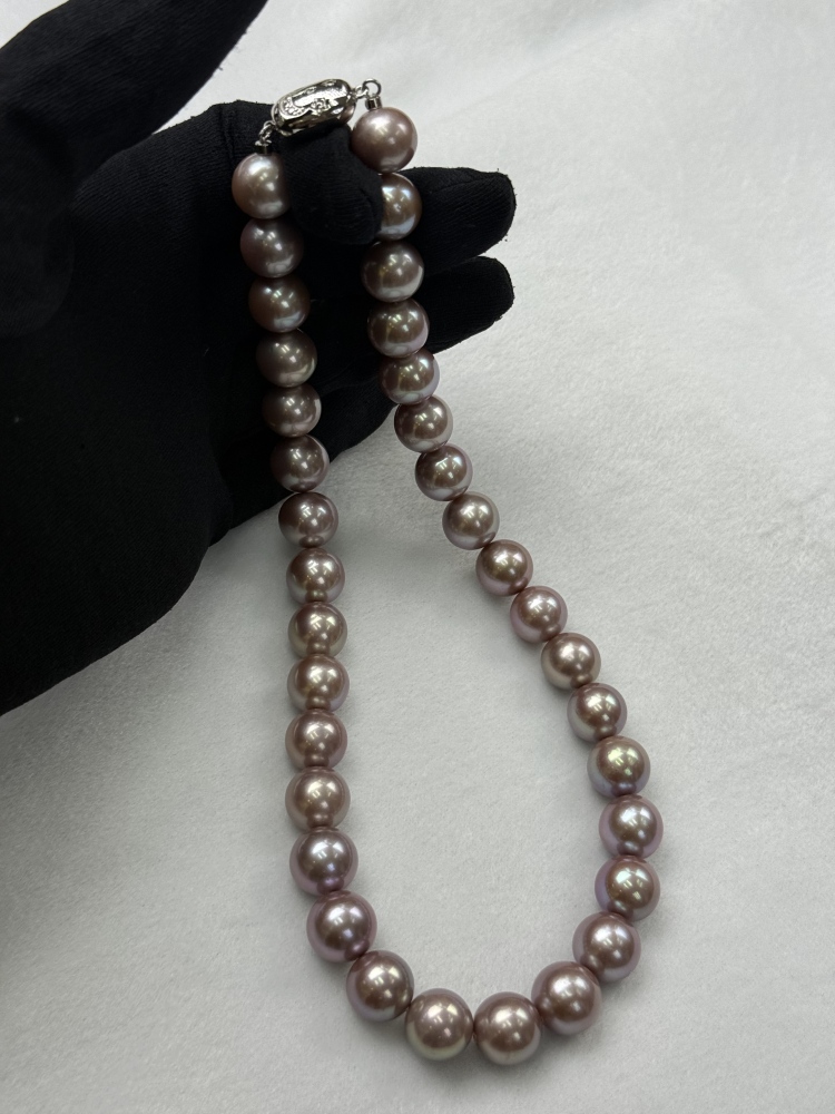 5A Natural Purple Pearl Strand 12~13mm