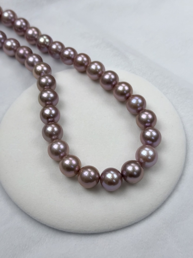 5A Natural Purple Pearl Strand 14~15mm