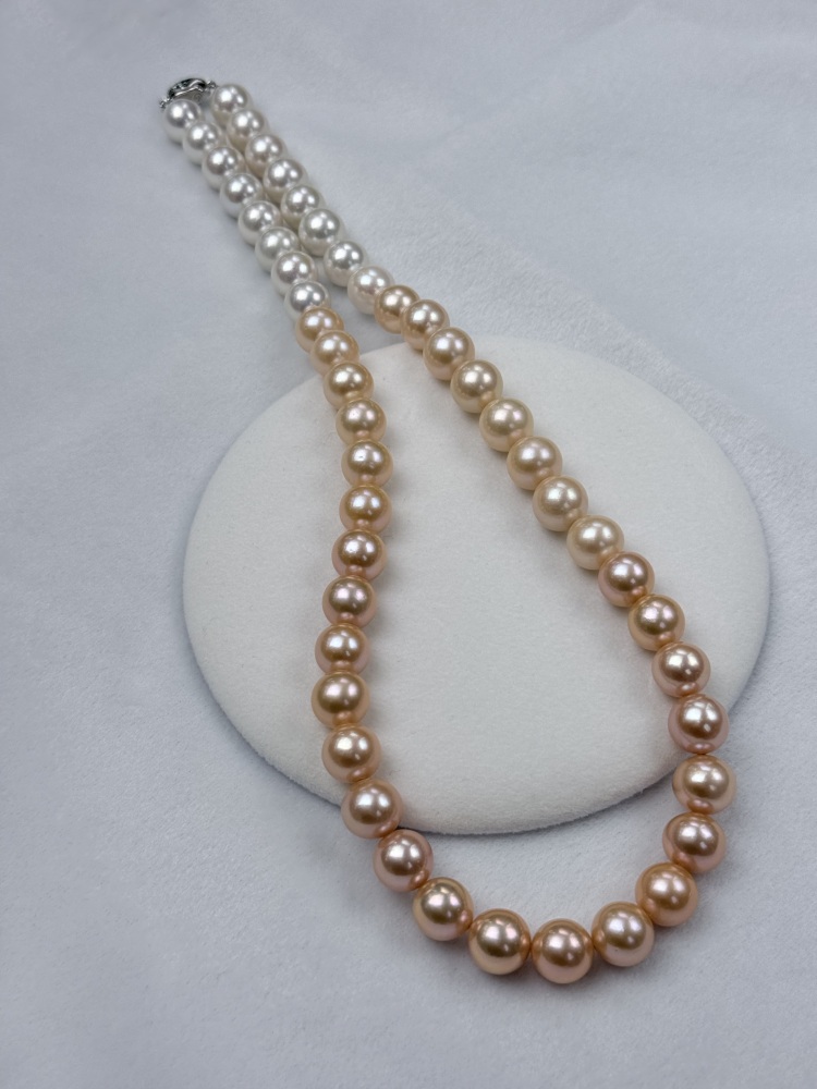 5A Gradient color Natural Freshwater Pearl strand 12~13mm
