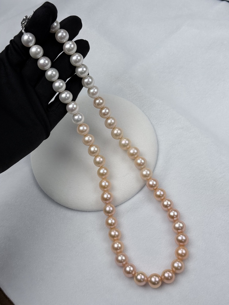 5A Gradient color Natural Freshwater Pearl strand 12~13mm