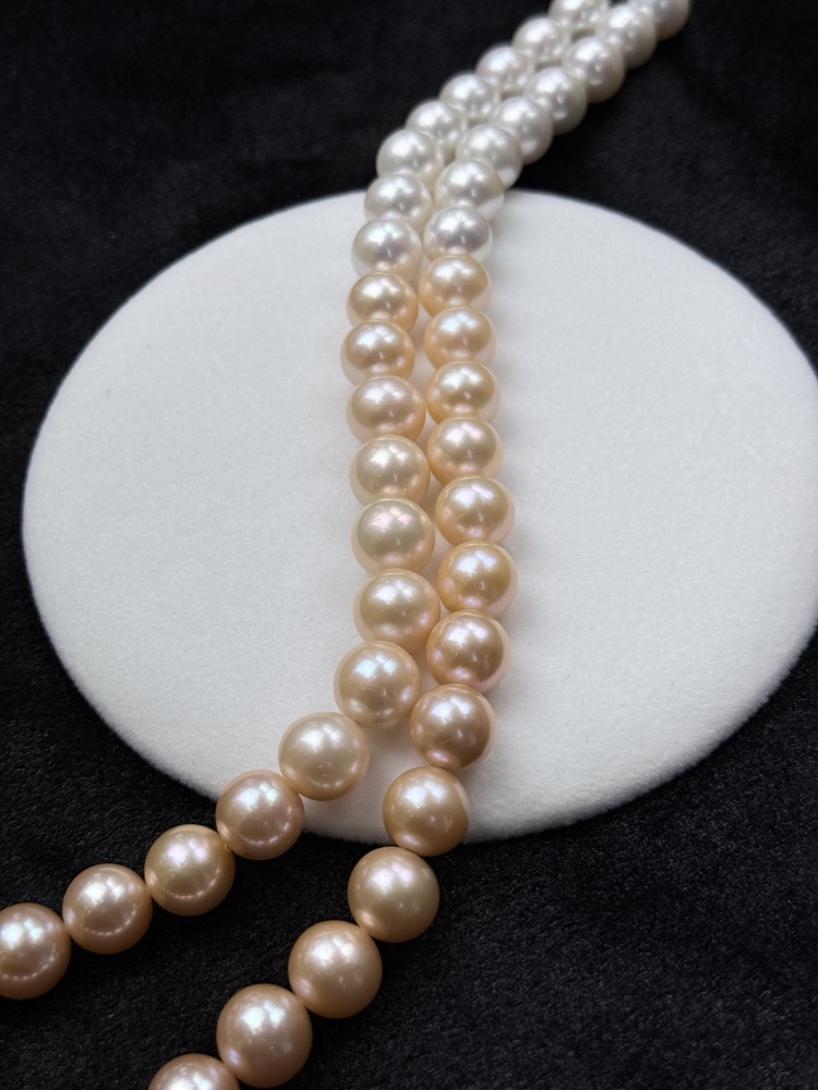 5A Gradient color Natural Freshwater Pearl strand 12~13mm