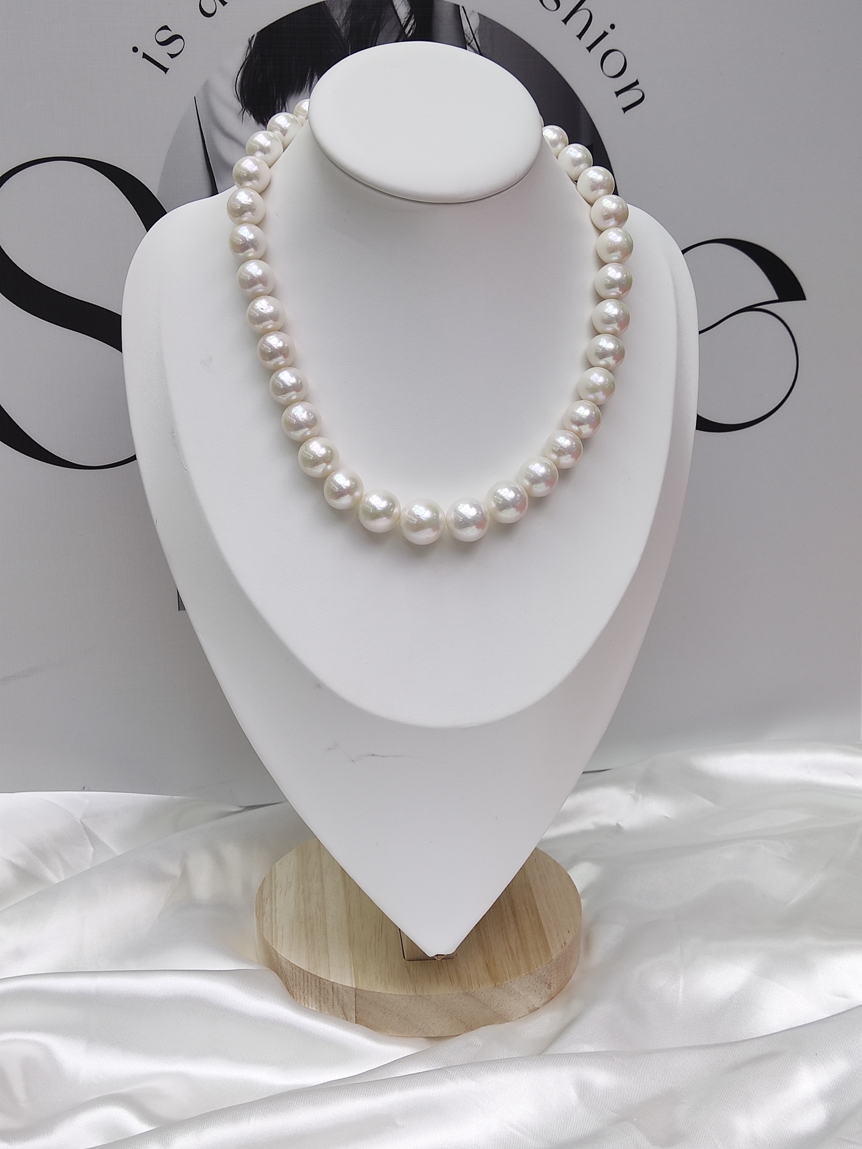 Pearl necklace 12~15mm