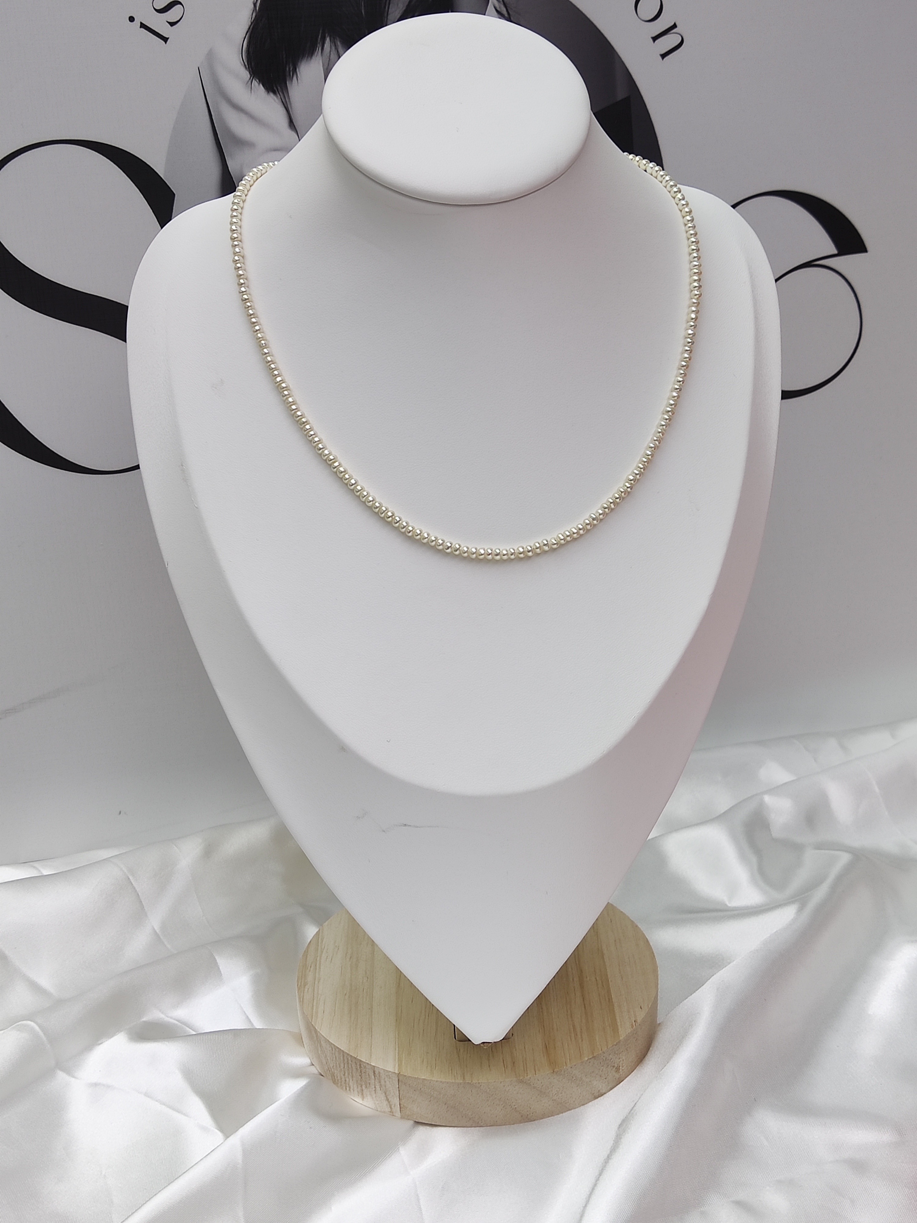 Pearl necklace 2~3mm