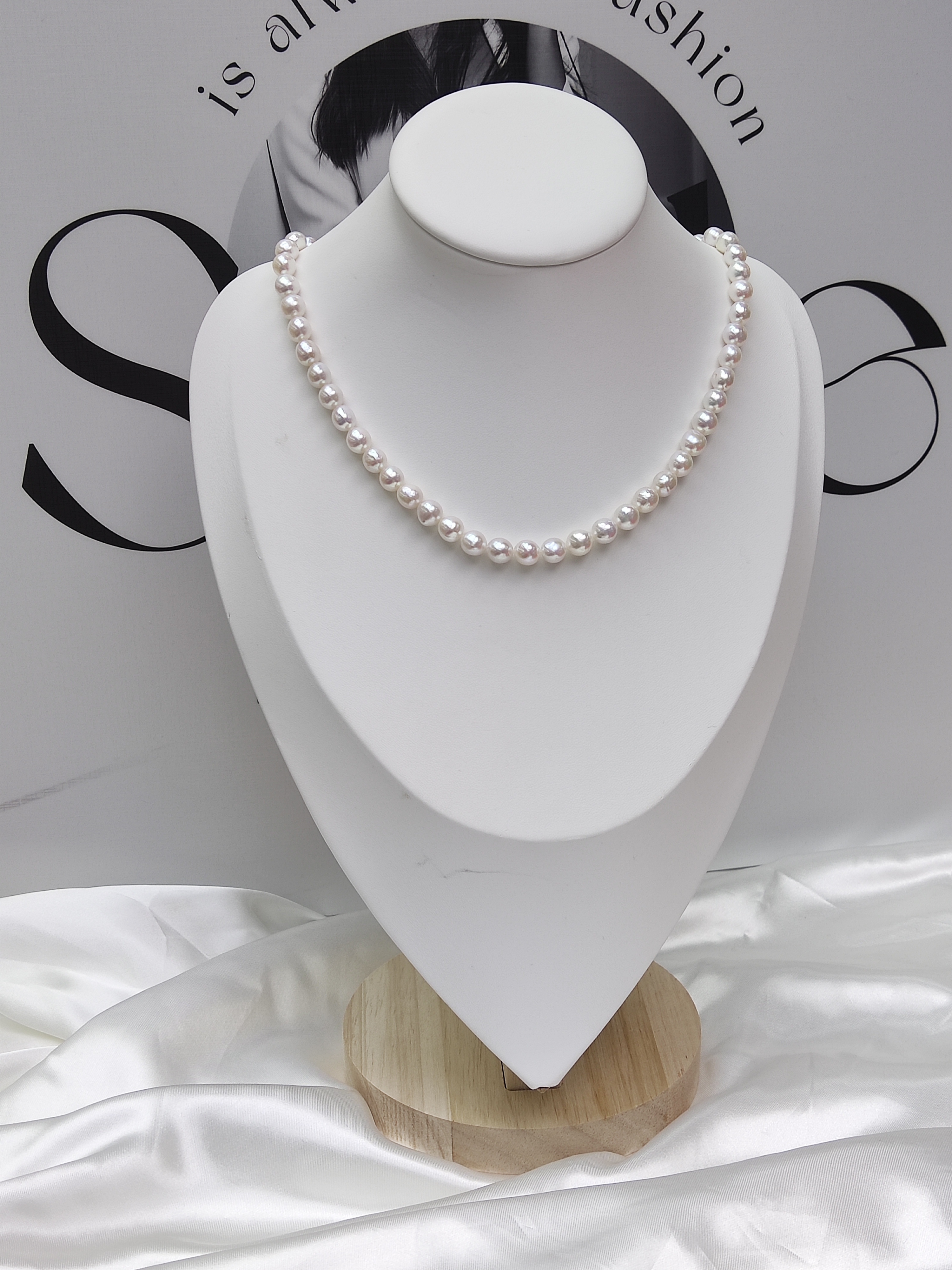 Pearl Necklace 6.5~7.5mm