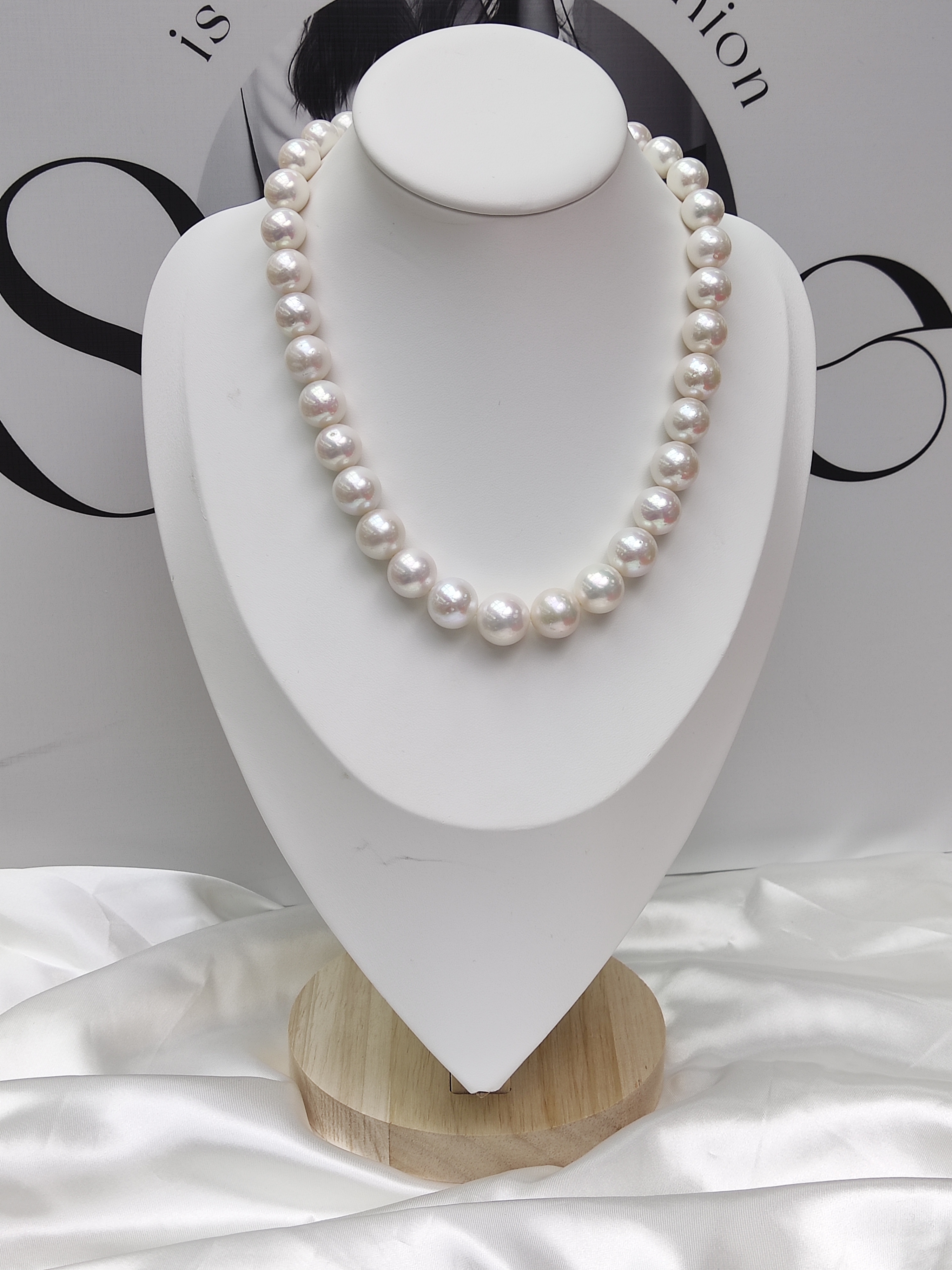 Pearl necklace 12~15mm