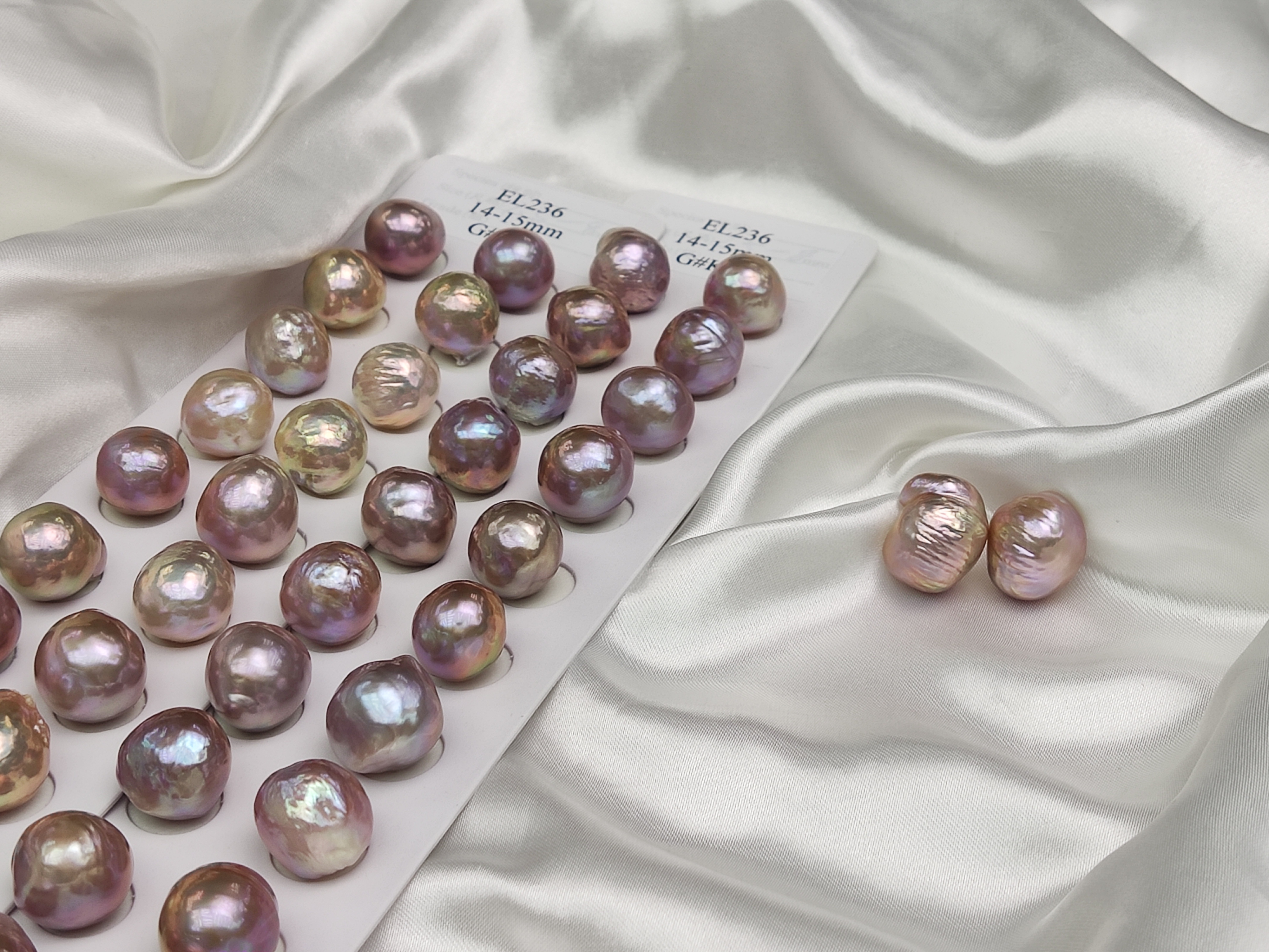 Pearls Ear ring 14~15mm
