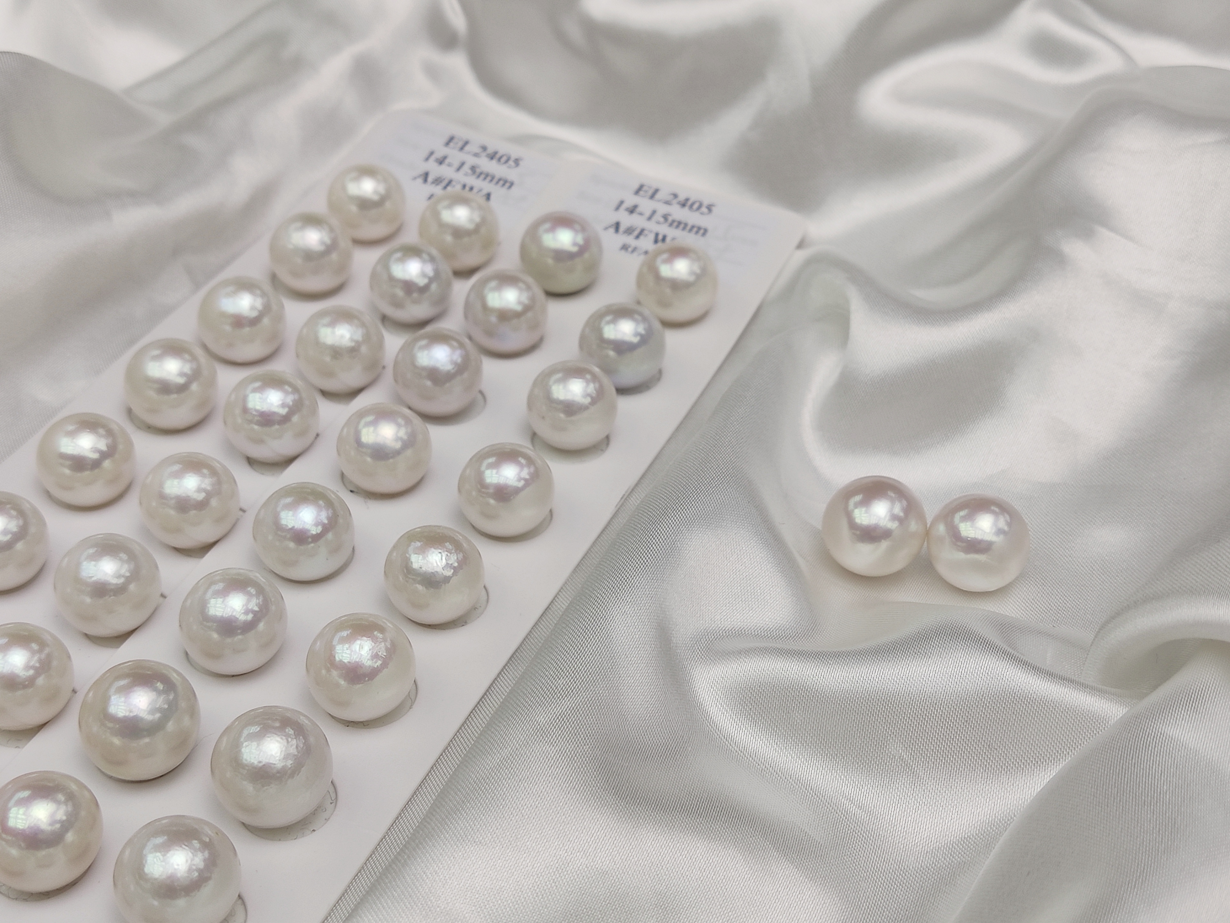 Pearls Ear ring 14~15mm