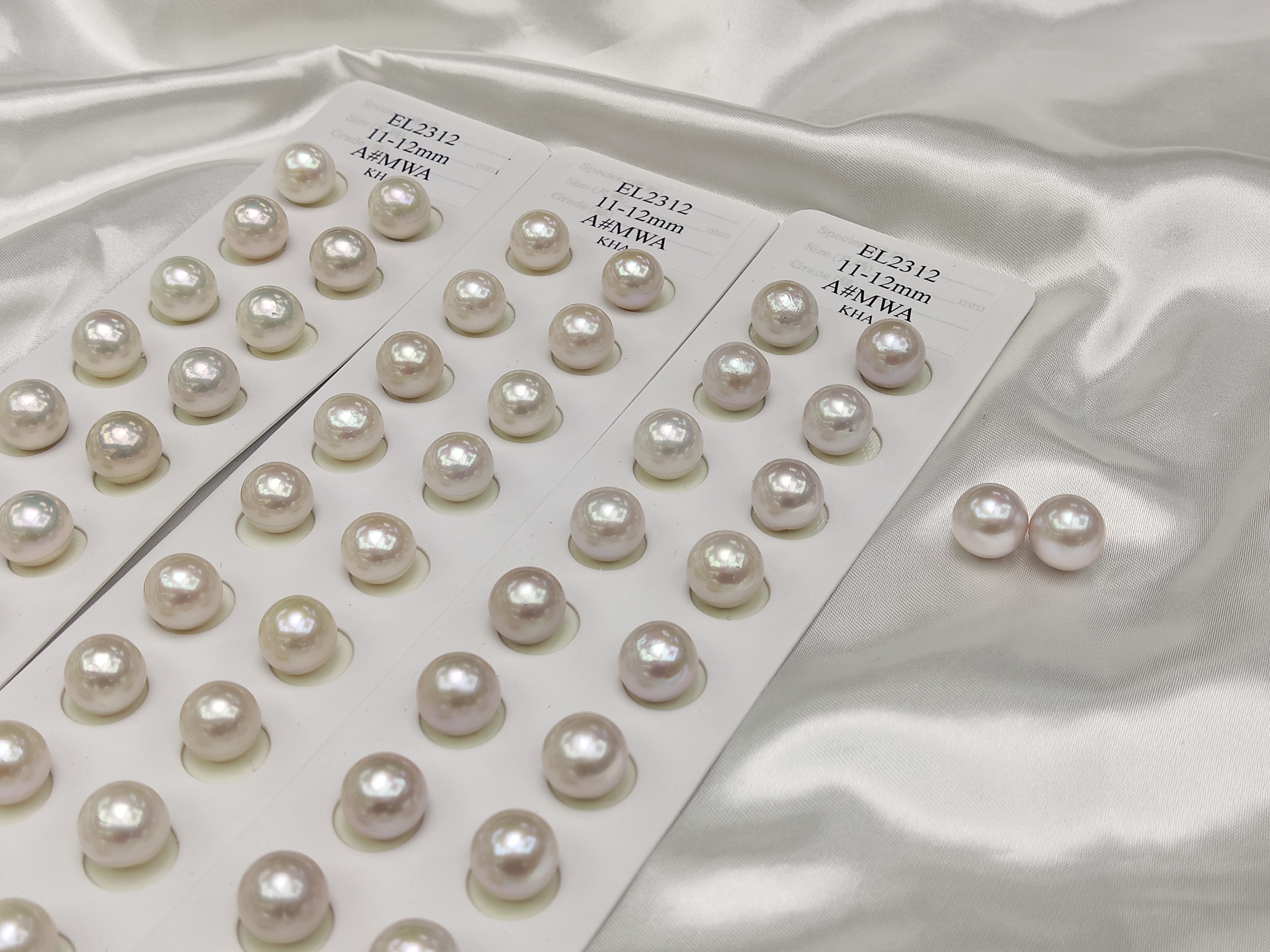 Pearls Ear ring 11~12mm