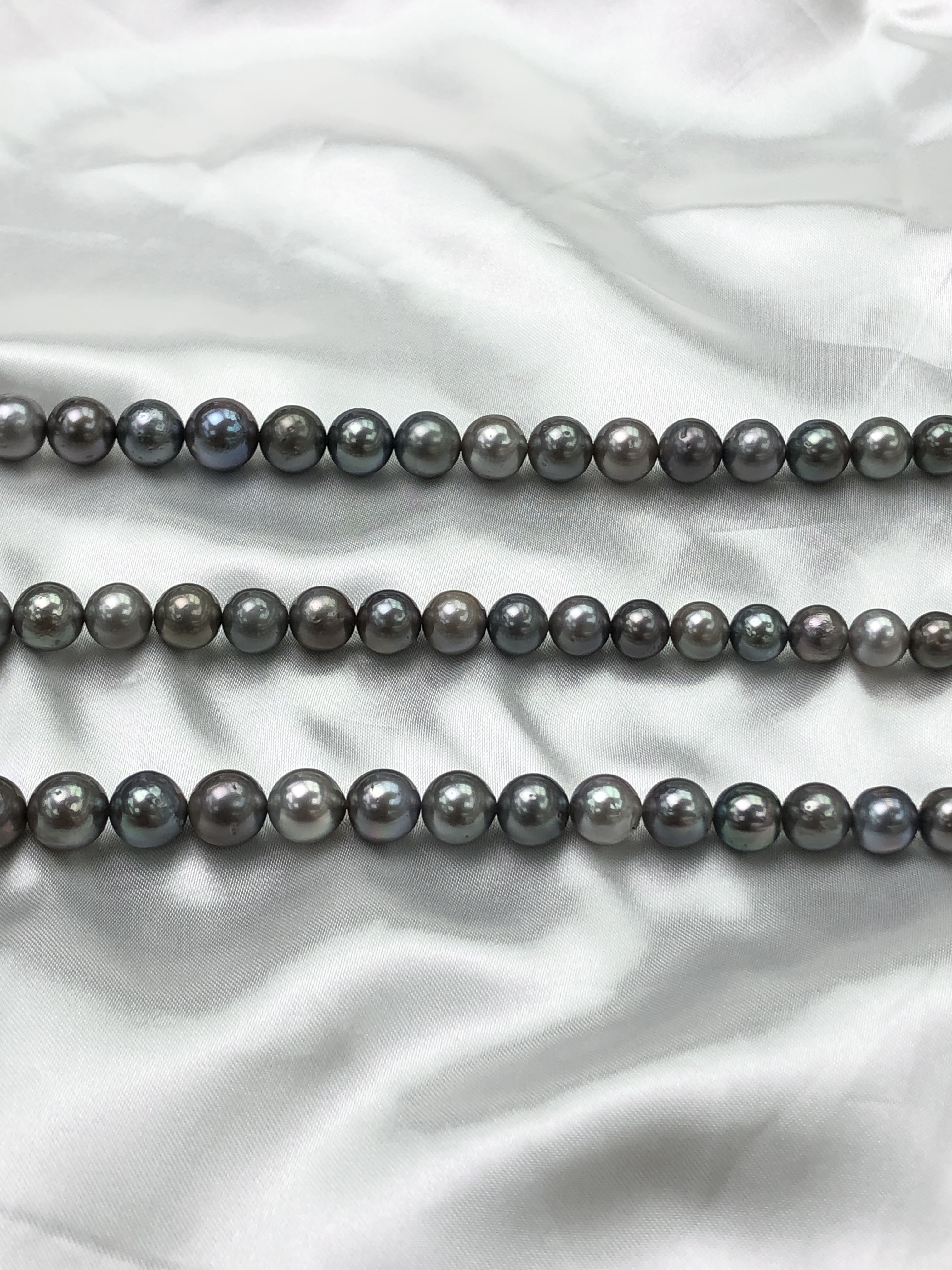South Sea Pearls Tahiti Necklace 7~10mm