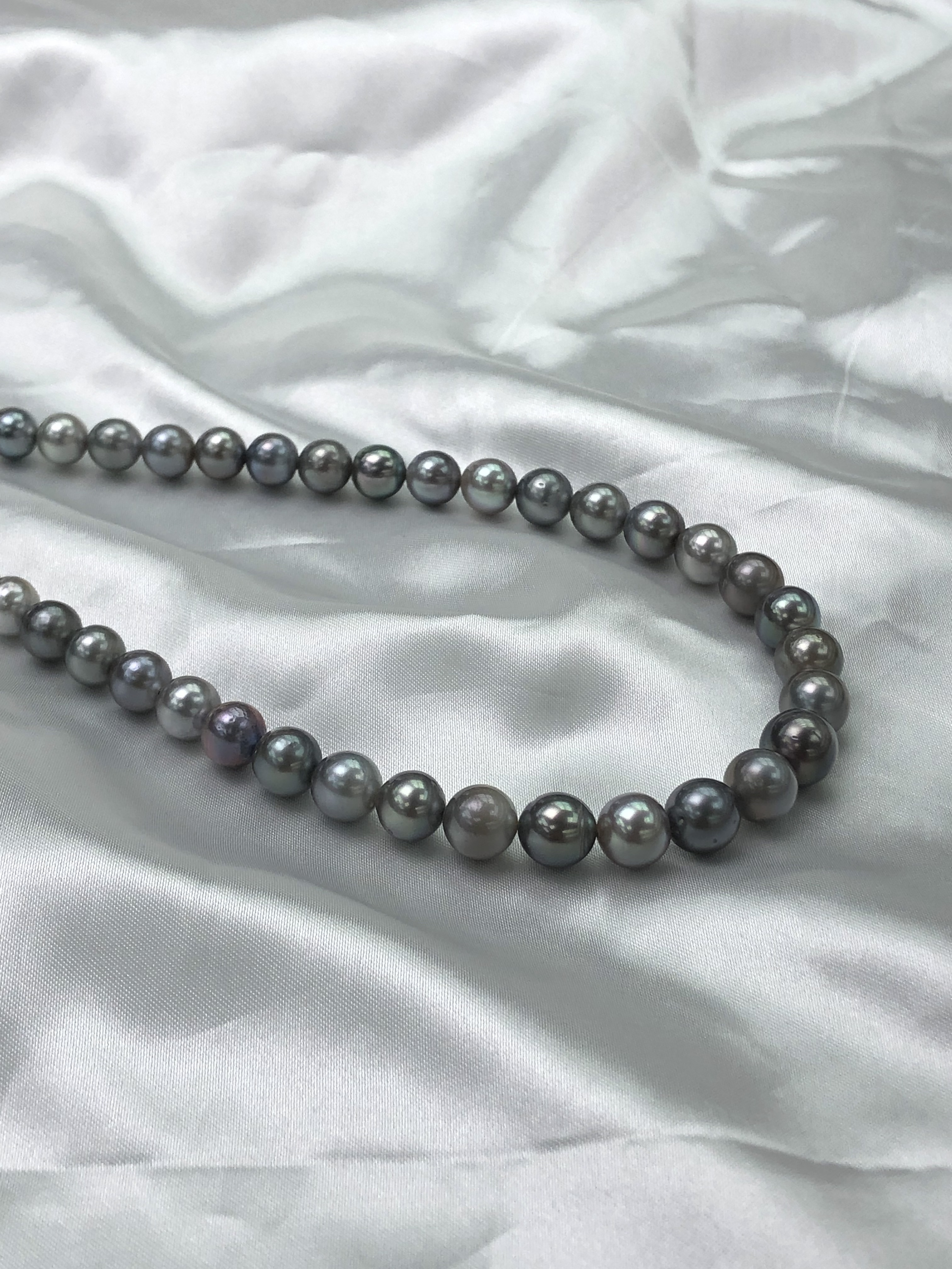 South Sea Pearls Tahiti Necklace 7~10mm