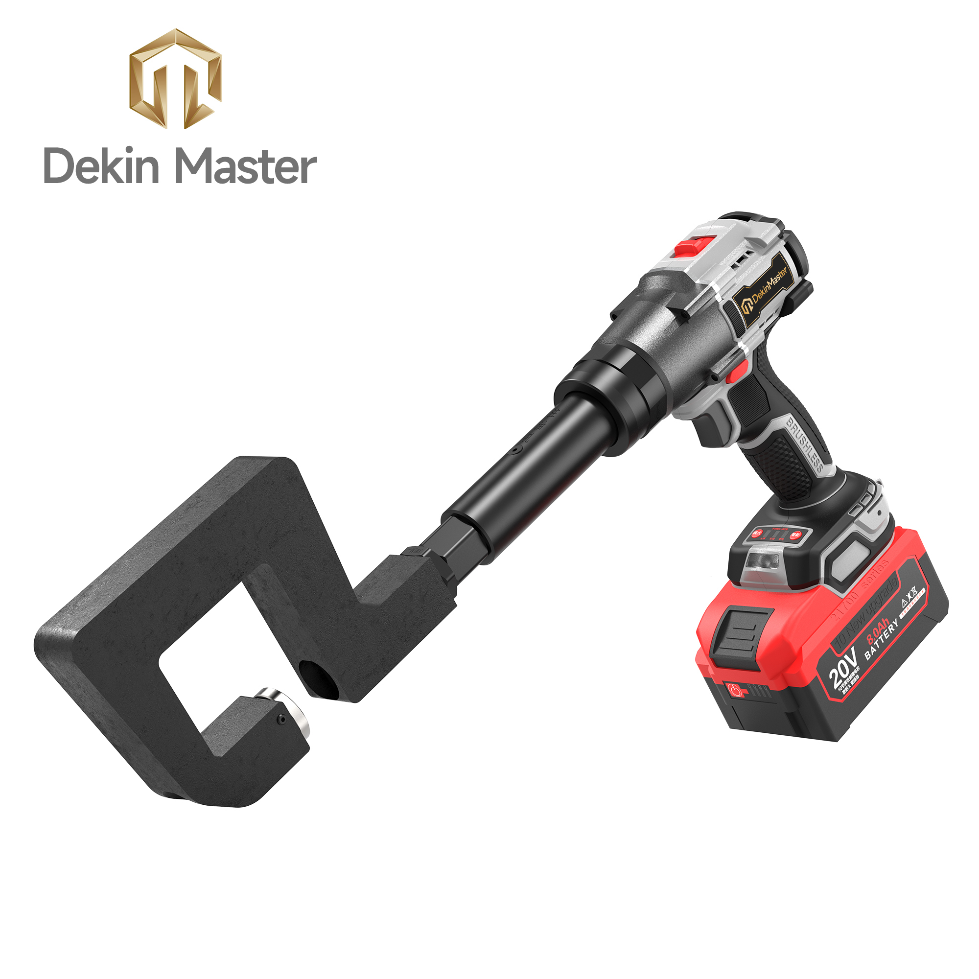 [Throat Depth 70mm] 5320 Cordless Puncher for Side & Bottom Hole Punching of C-Sections / Purlins,DEJIN MASTER,[Throat Depth 70mm] 5320 Cordless Puncher for Side & Bottom Hole Punching of C-Sections / Purlins