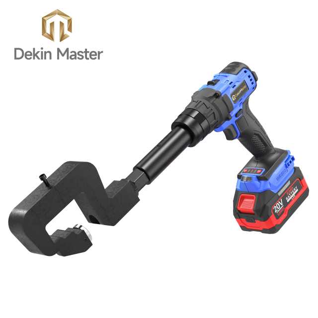 [Throat Depth 50.5mm] 5220 Cordless Puncher for Side & Bottom Hole Punching of C-Sections / Purlins,DEJIN MASTER,[Throat Depth 50.5mm] 5220 Cordless Puncher for Side & Bottom Hole Punching of C-Sections / Purlins