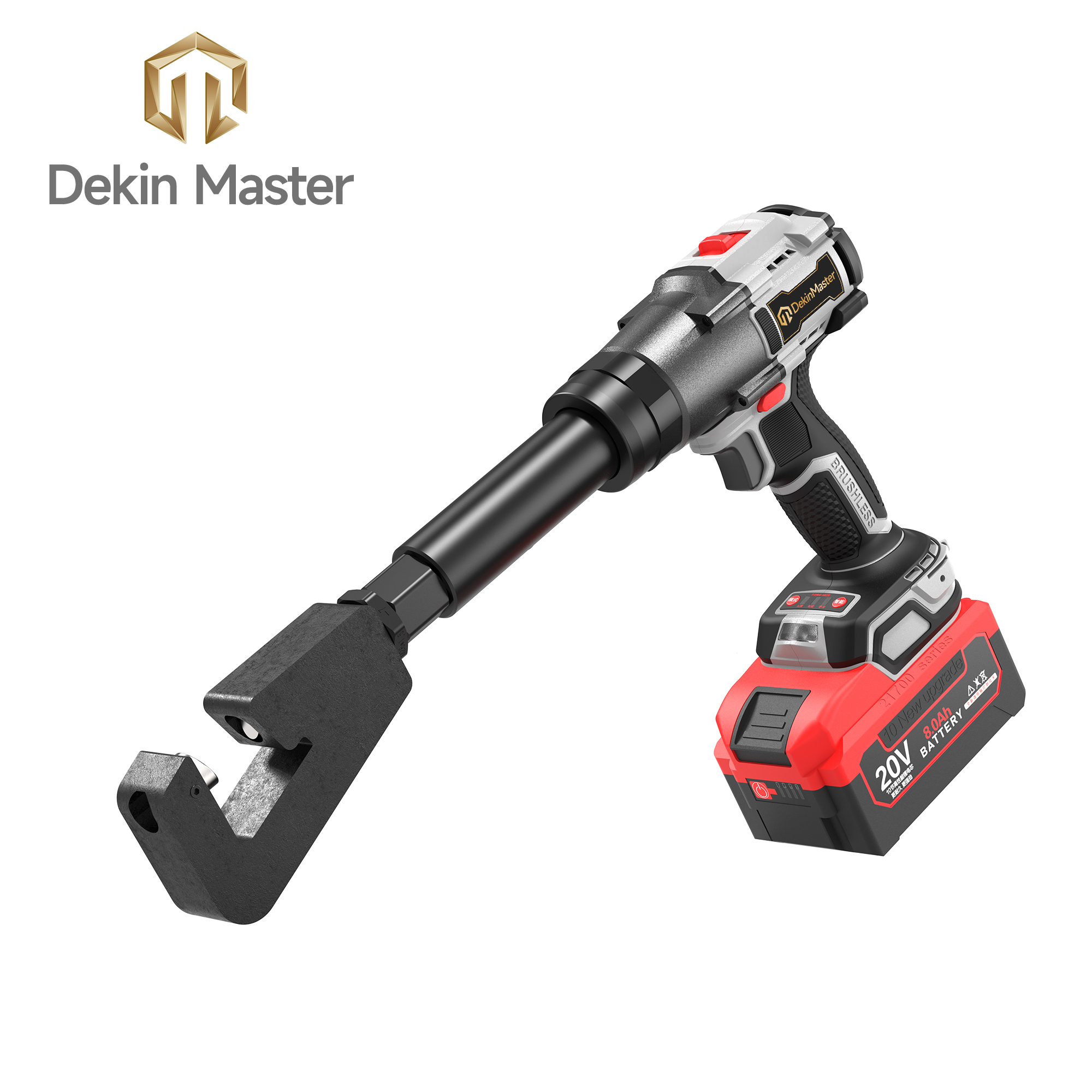 [Throat Depth 26mm] 5320 Cordless Puncher for Hole Punching of Air Valves & Common Plate Flanges,DEJIN MASTER,[Throat Depth 26mm] 5320 Cordless Puncher for Hole Punching of Air Valves & Common Plate Flanges