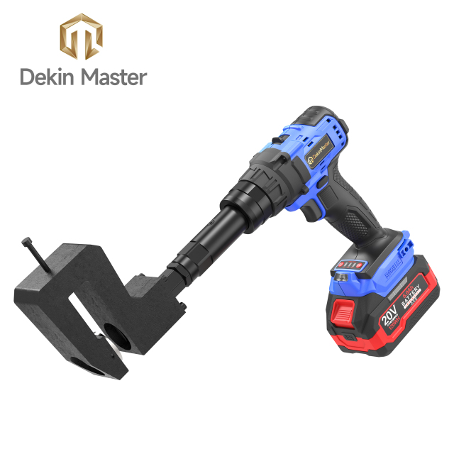 [Throat Depth 77mm] 5220 Cordless Puncher for Side Hole Punching of Electrical Wire Ducts & Galvanized Cable Trays,DEJIN MASTER,[Throat Depth 77mm] 5220 Cordless Puncher for Side Hole Punching of Electrical Wire Ducts & Galvanized Cable Trays